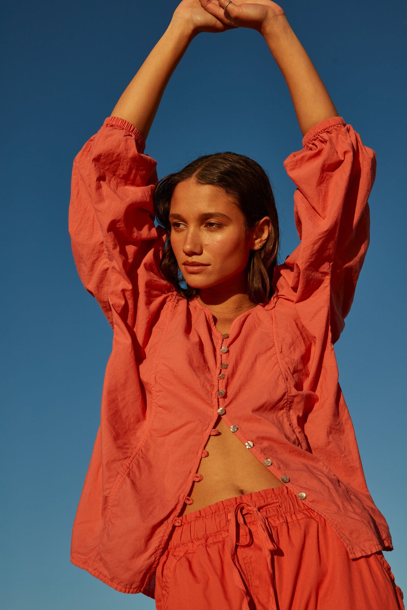 HALCYON SHIRT - CAMELIA