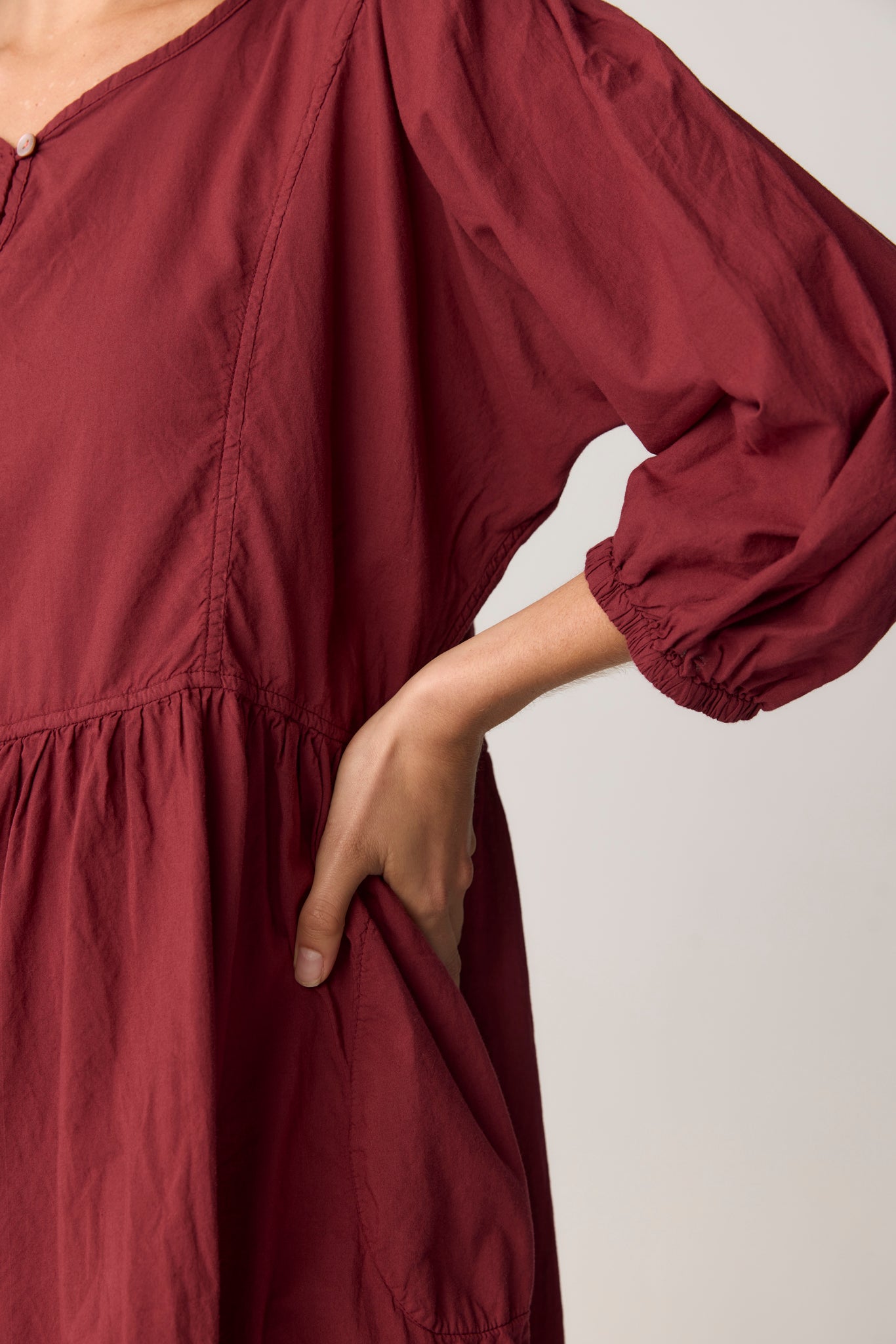 HALCYON DRESS - RUBY RED