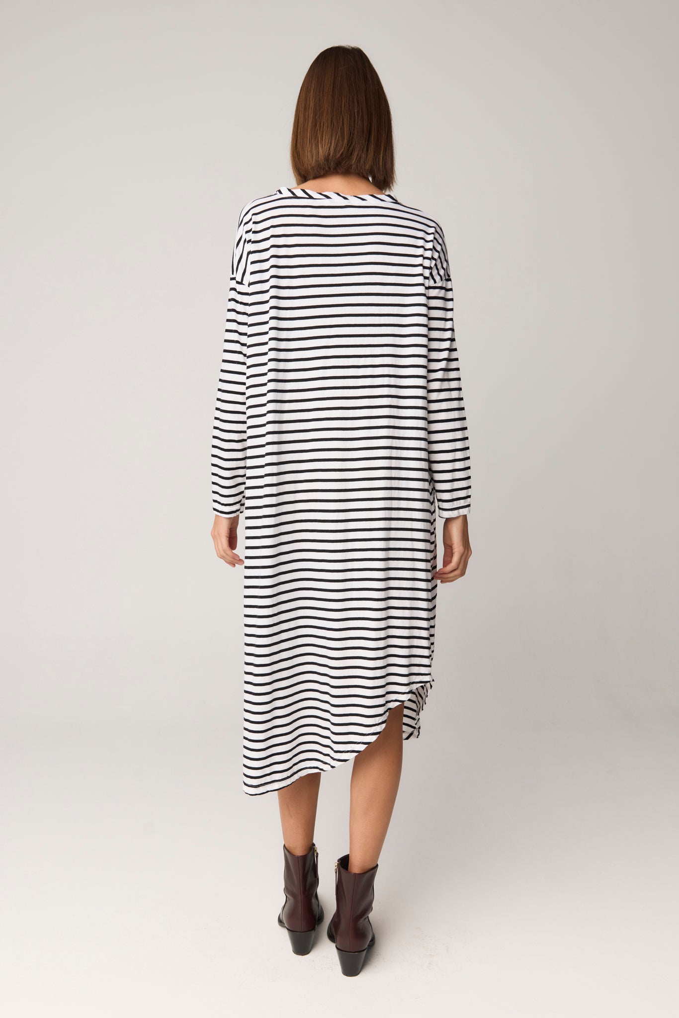PIQI DRESS - BLACK & WHITE