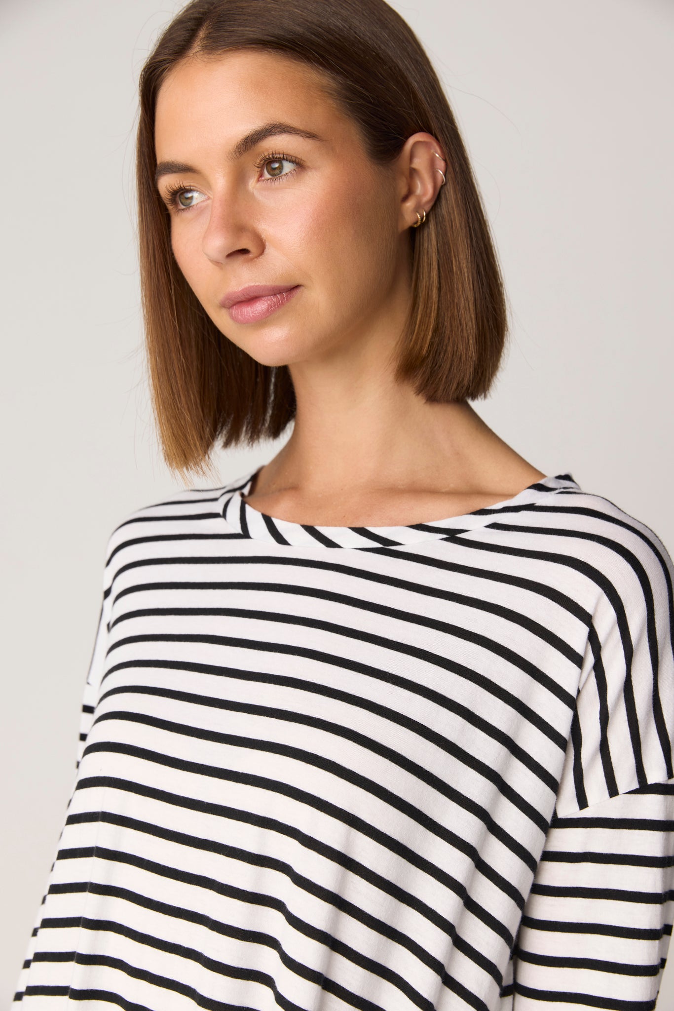 PIQI DRESS - BLACK & WHITE