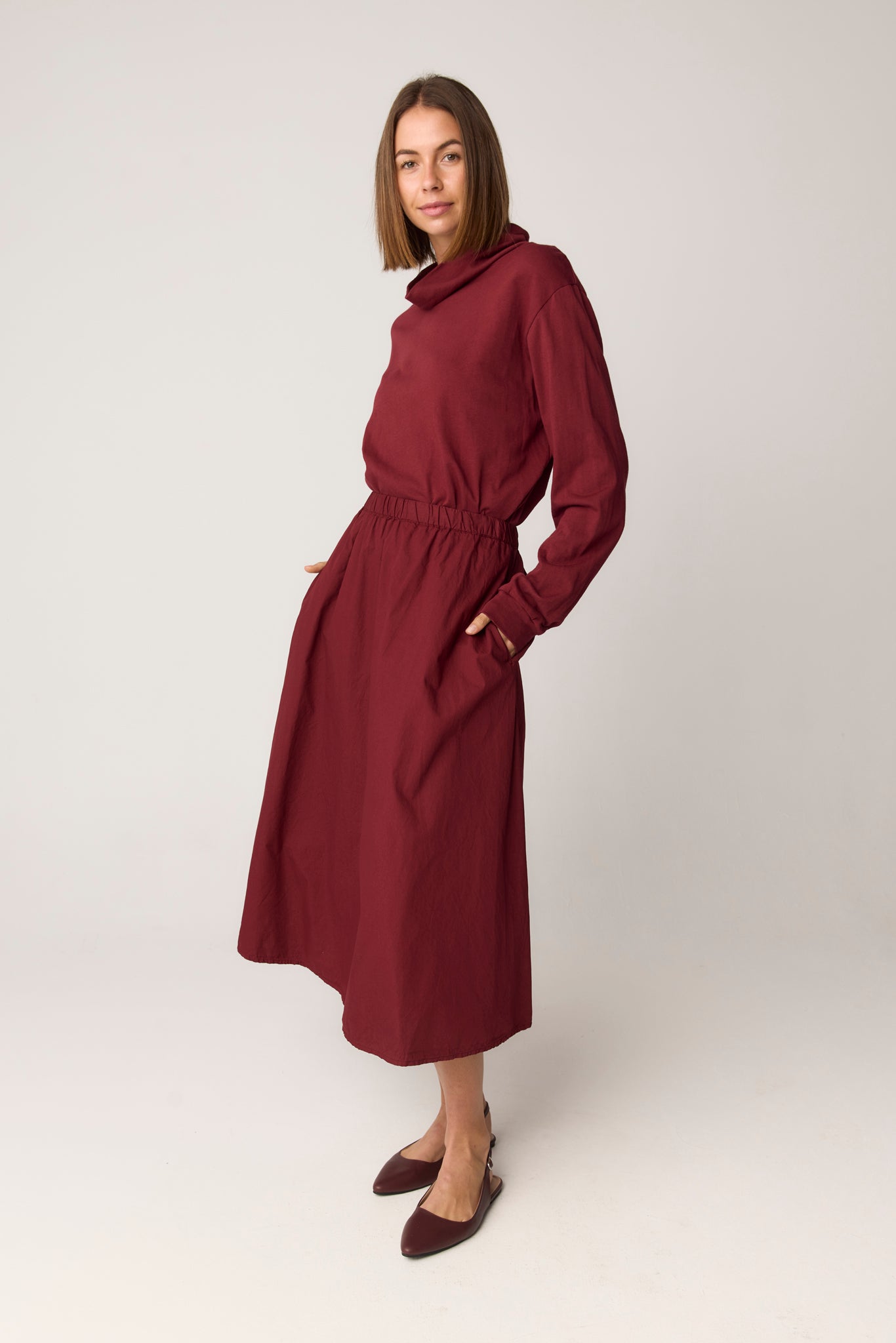 LOVE SKIRT - RUBY RED