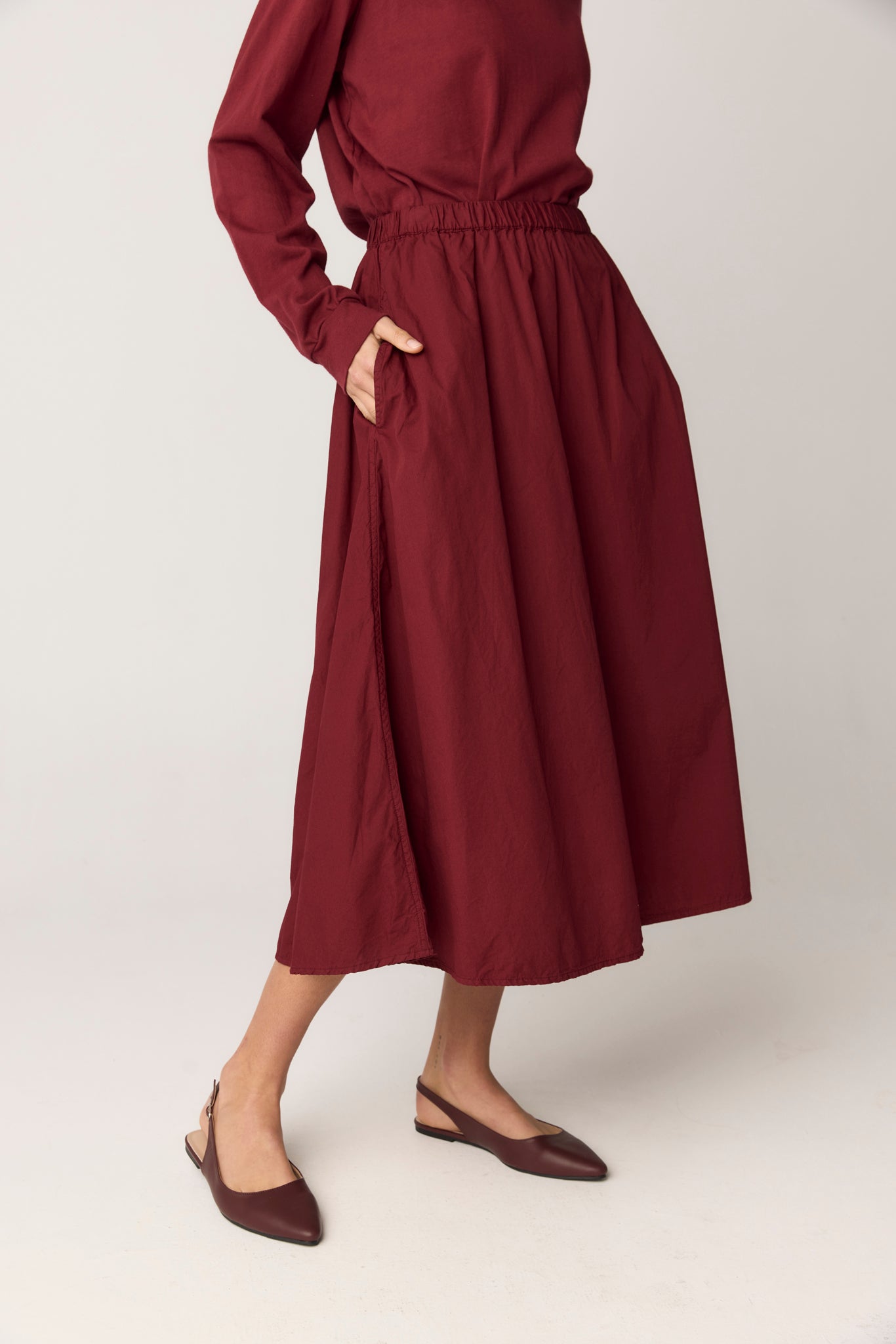LOVE SKIRT - RUBY RED