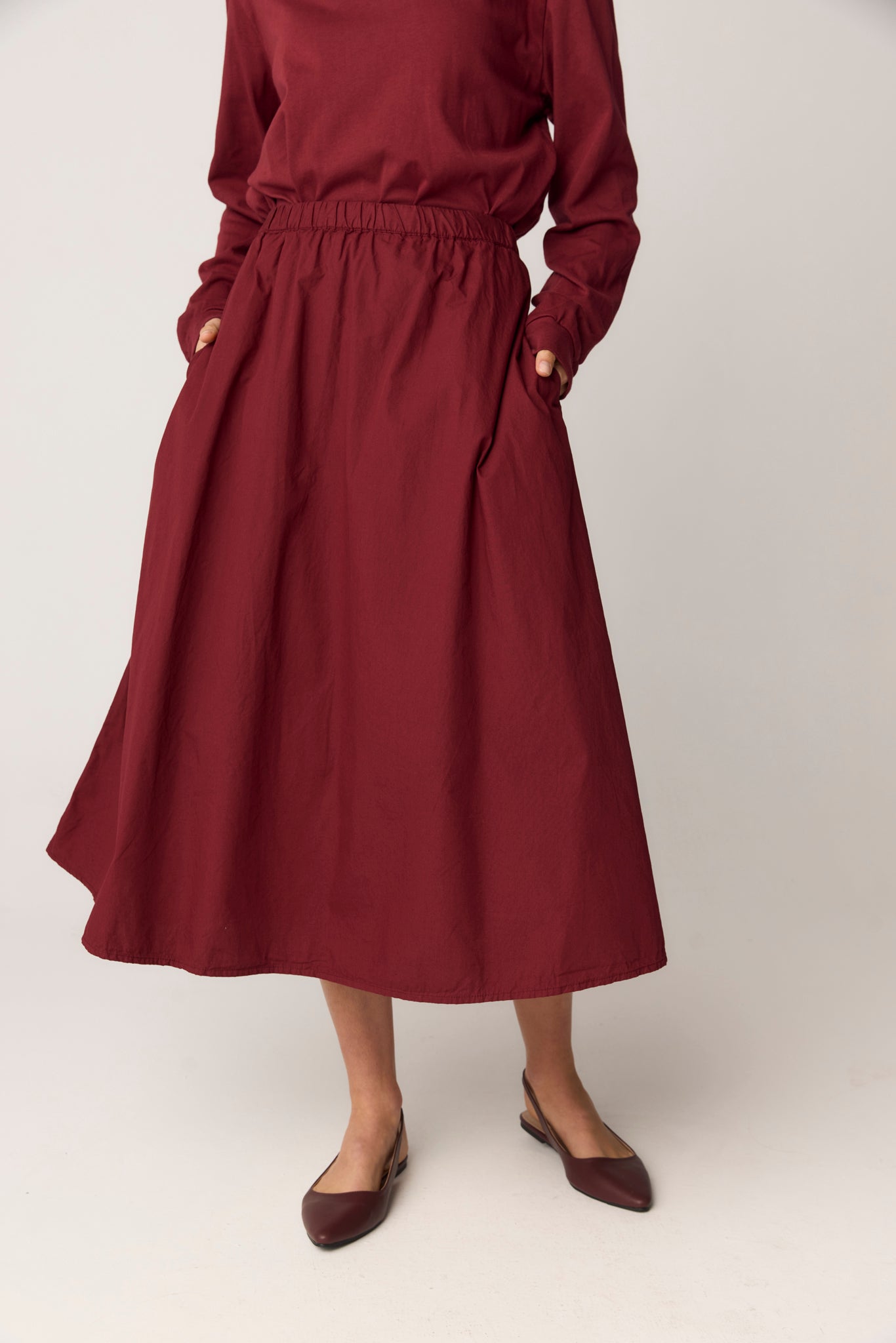 LOVE SKIRT - RUBY RED