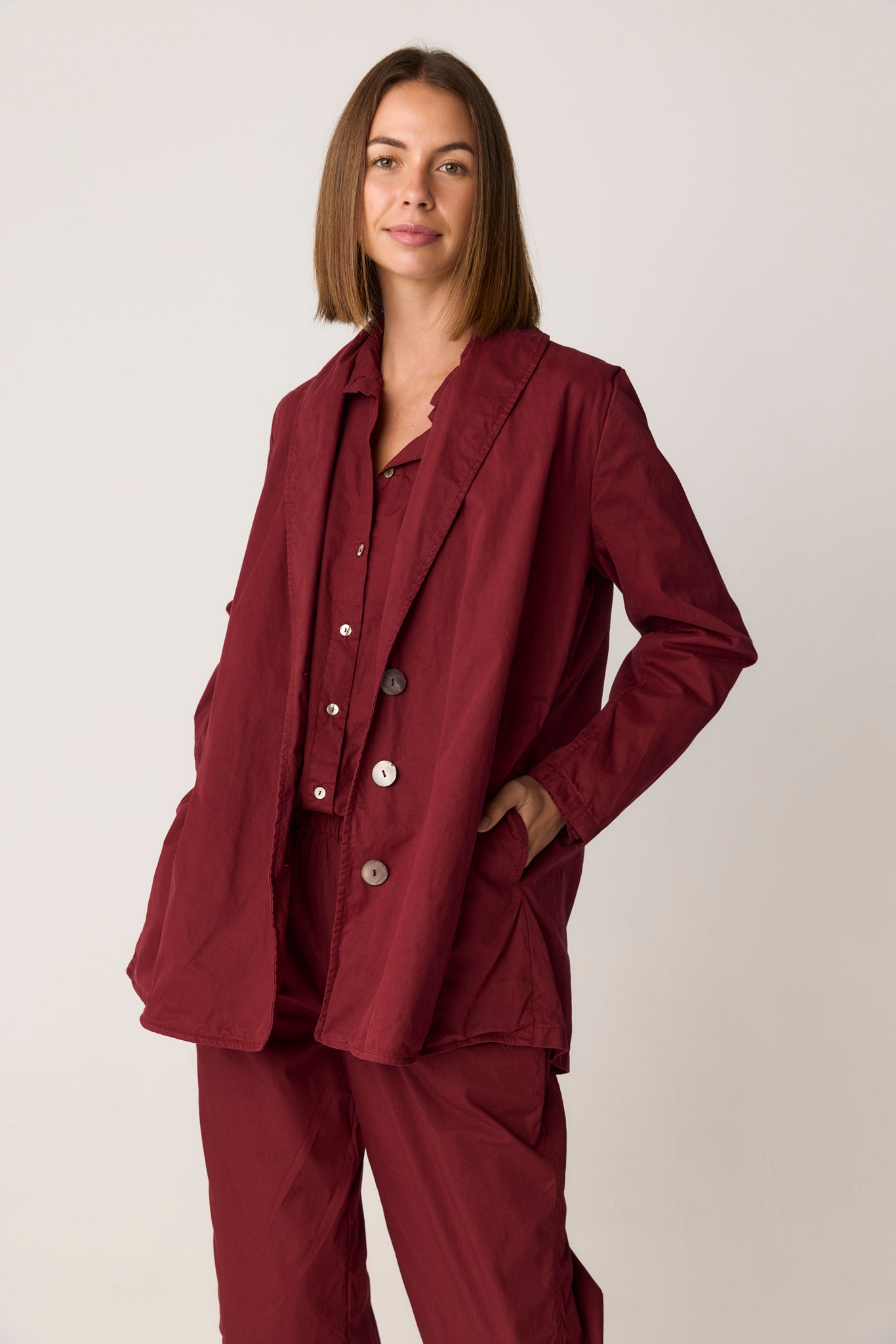 GLORY BLAZER - RUBY RED