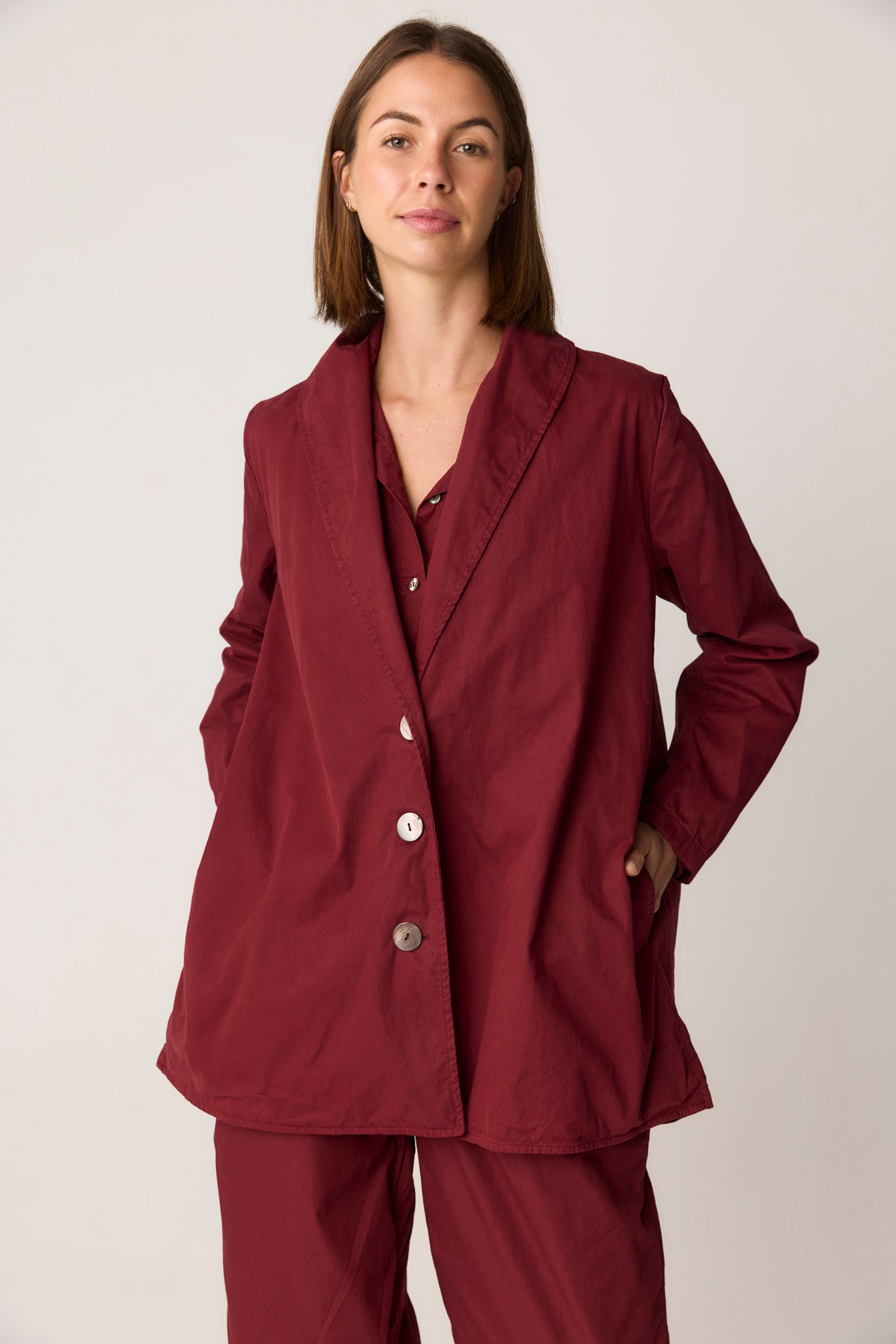 GLORY BLAZER - RUBY RED
