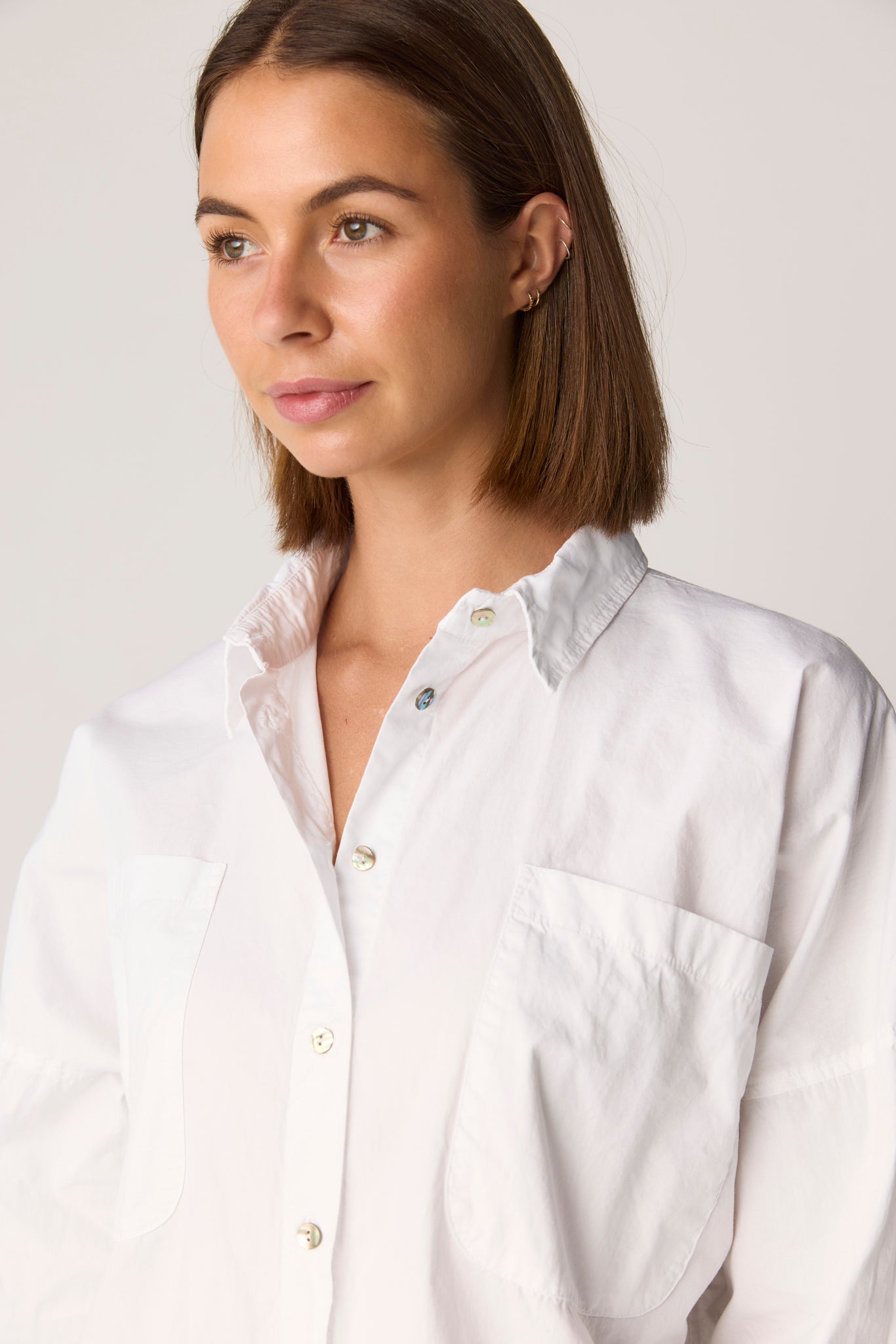 BOBO SHIRT DRESS - BLANC
