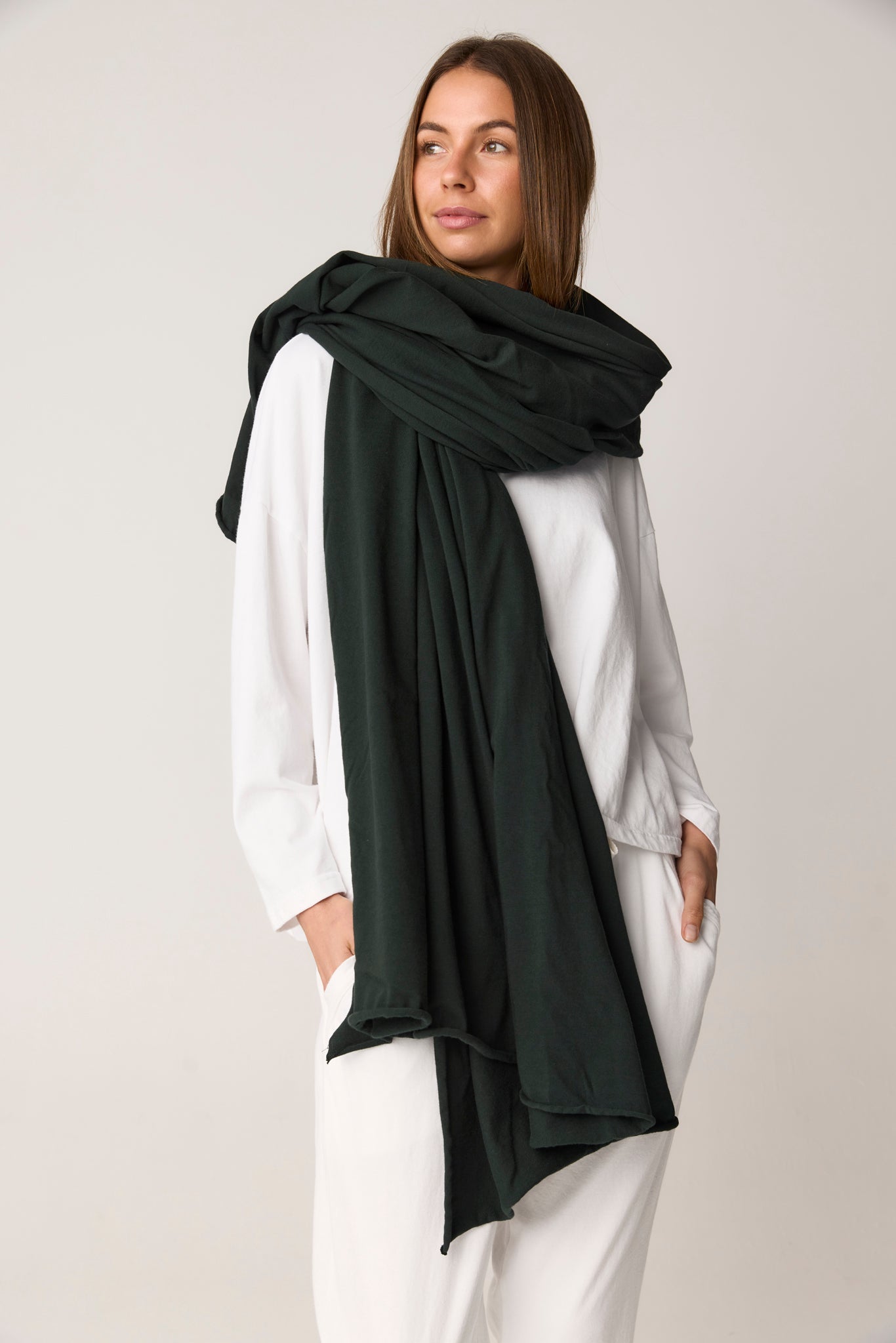 WRAPPED SCARF - HEDGE