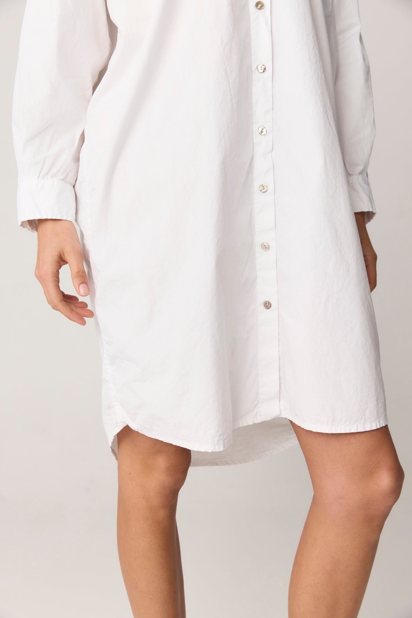 BOBO SHIRT DRESS - BLANC