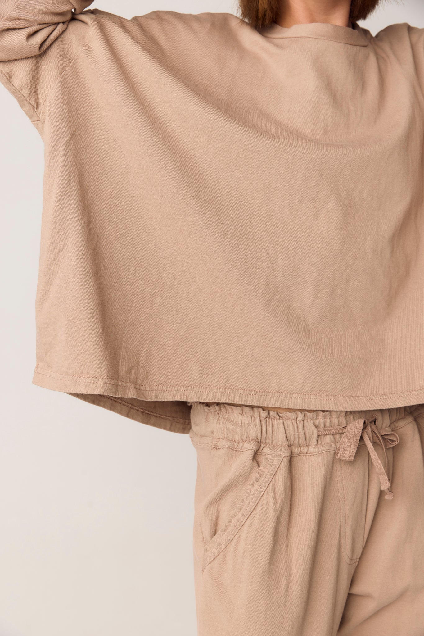 KIKI TOP - DUSTY OAT