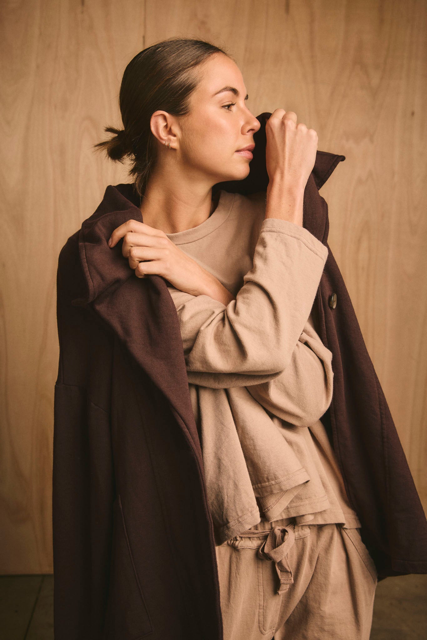 KIKI TOP - DUSTY OAT