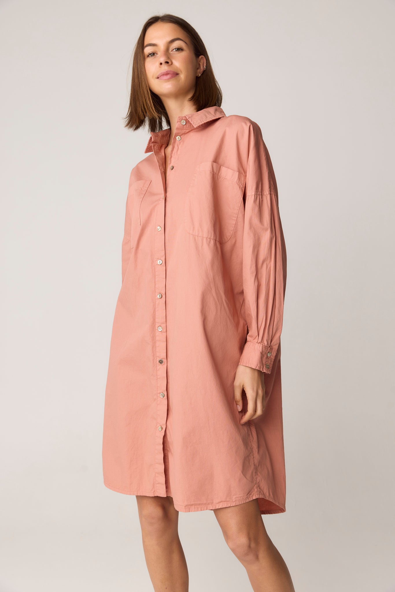 BOBO SHIRT DRESS - PETAL