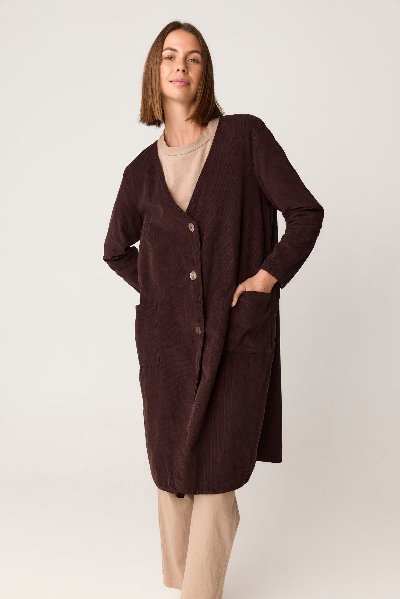 PENNY COAT - GANACHE
