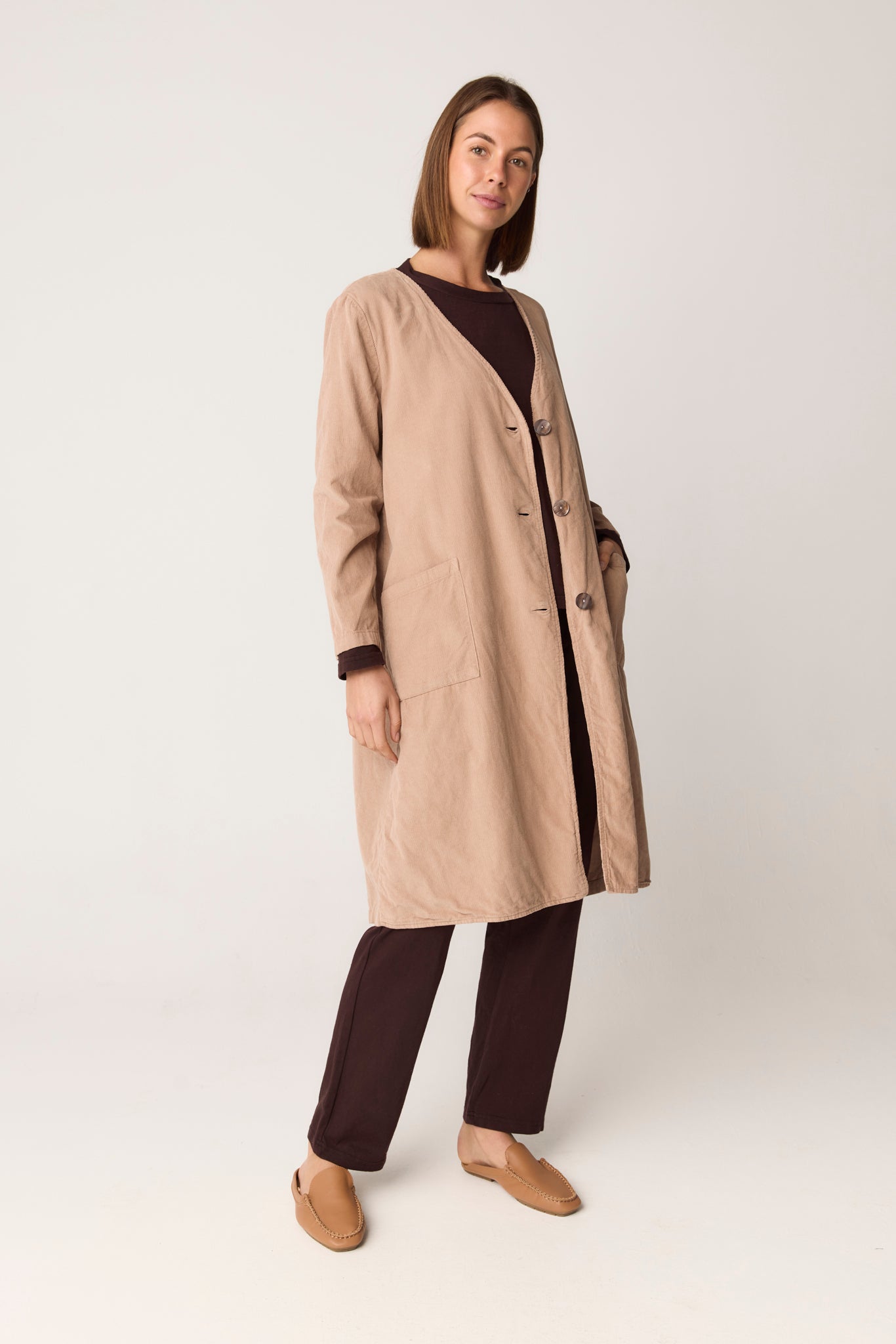 PENNY COAT - DUSTY OAT