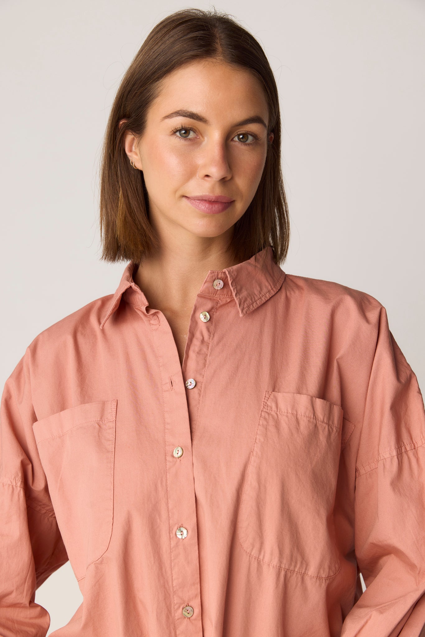 BOBO SHIRT DRESS - PETAL