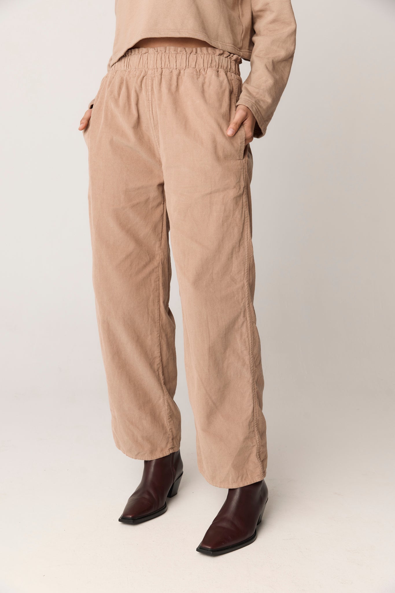 PENNY PANT - DUSTY OAT
