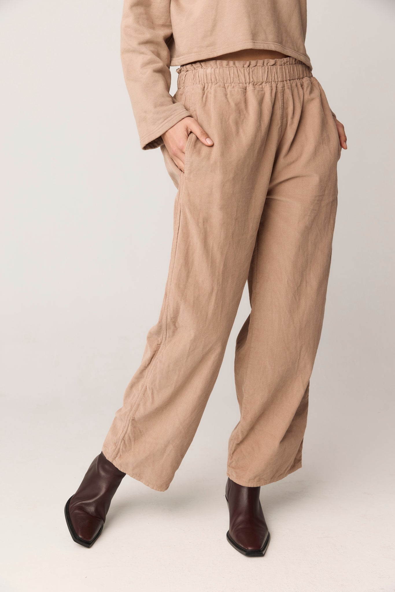 PENNY PANT - DUSTY OAT