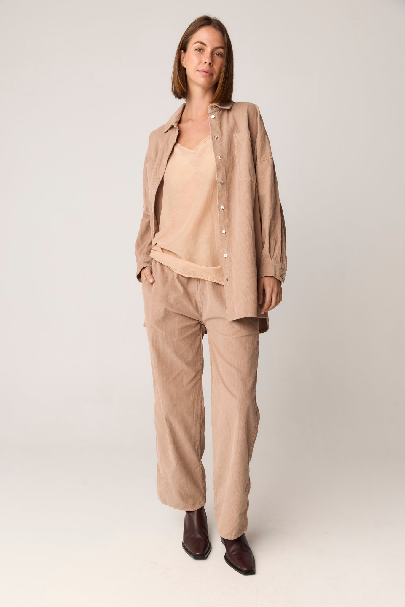 PENNY PANT - DUSTY OAT