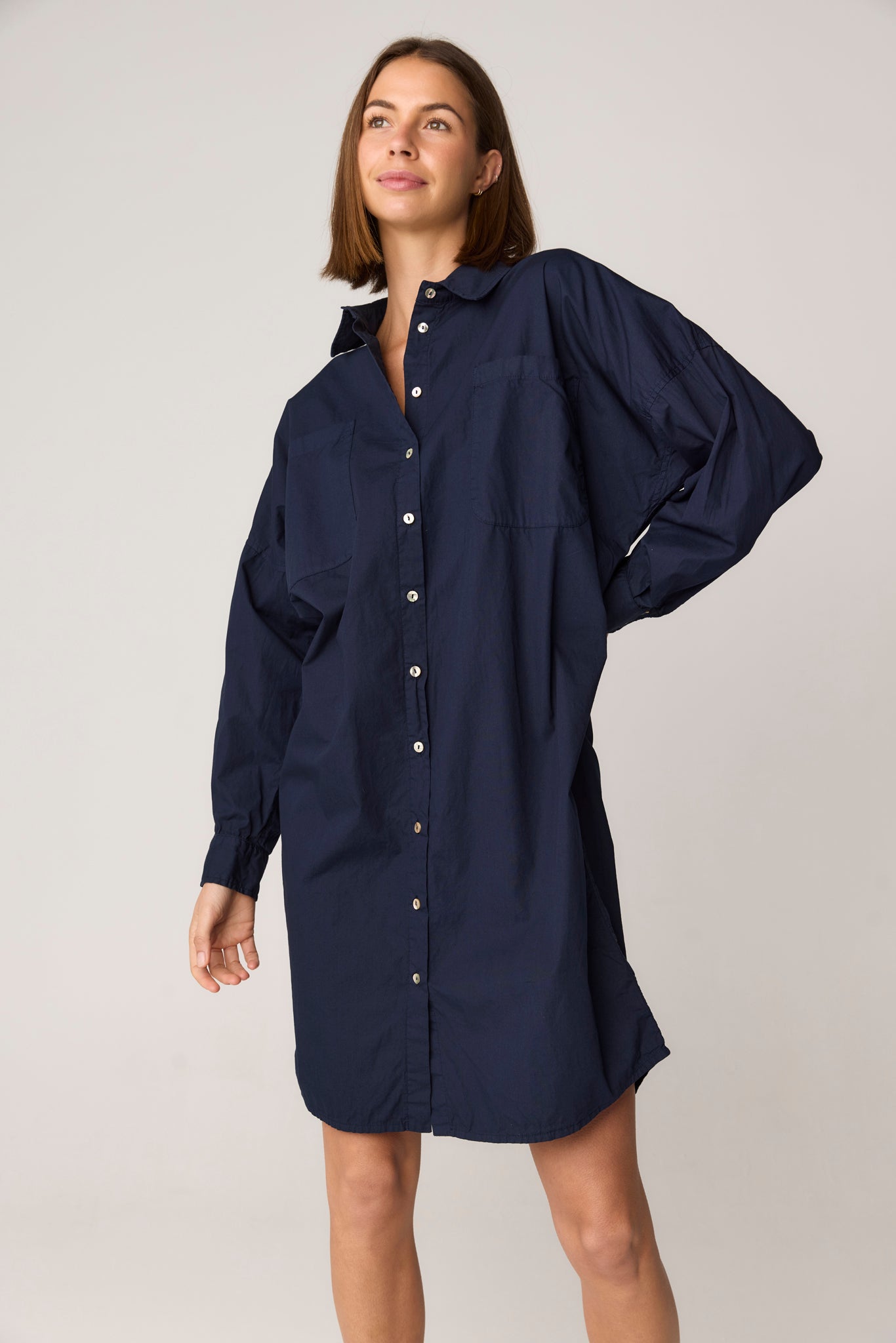 BOBO SHIRT DRESS - MIDNIGHT