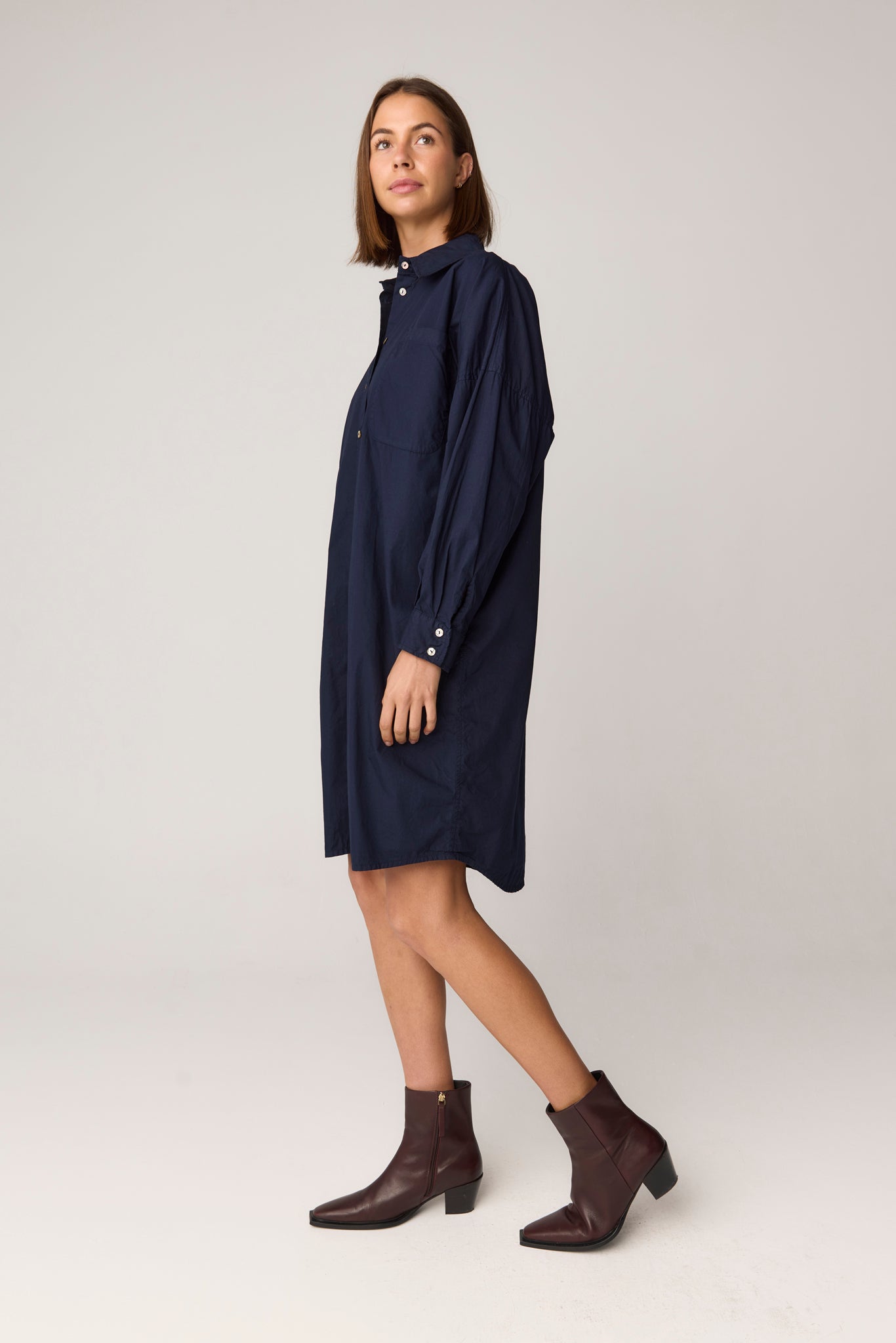 BOBO SHIRT DRESS - MIDNIGHT