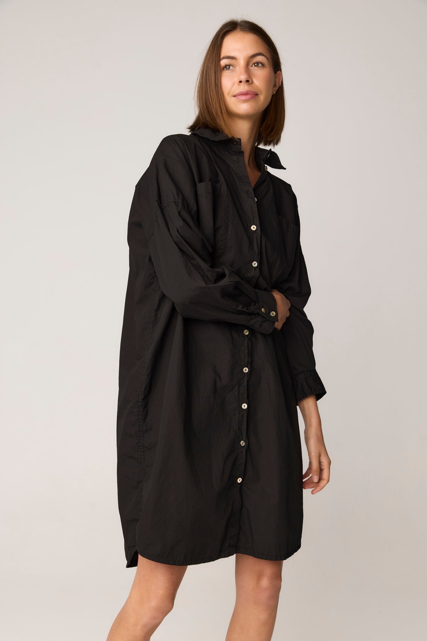 BOBO SHIRT DRESS - NOIR