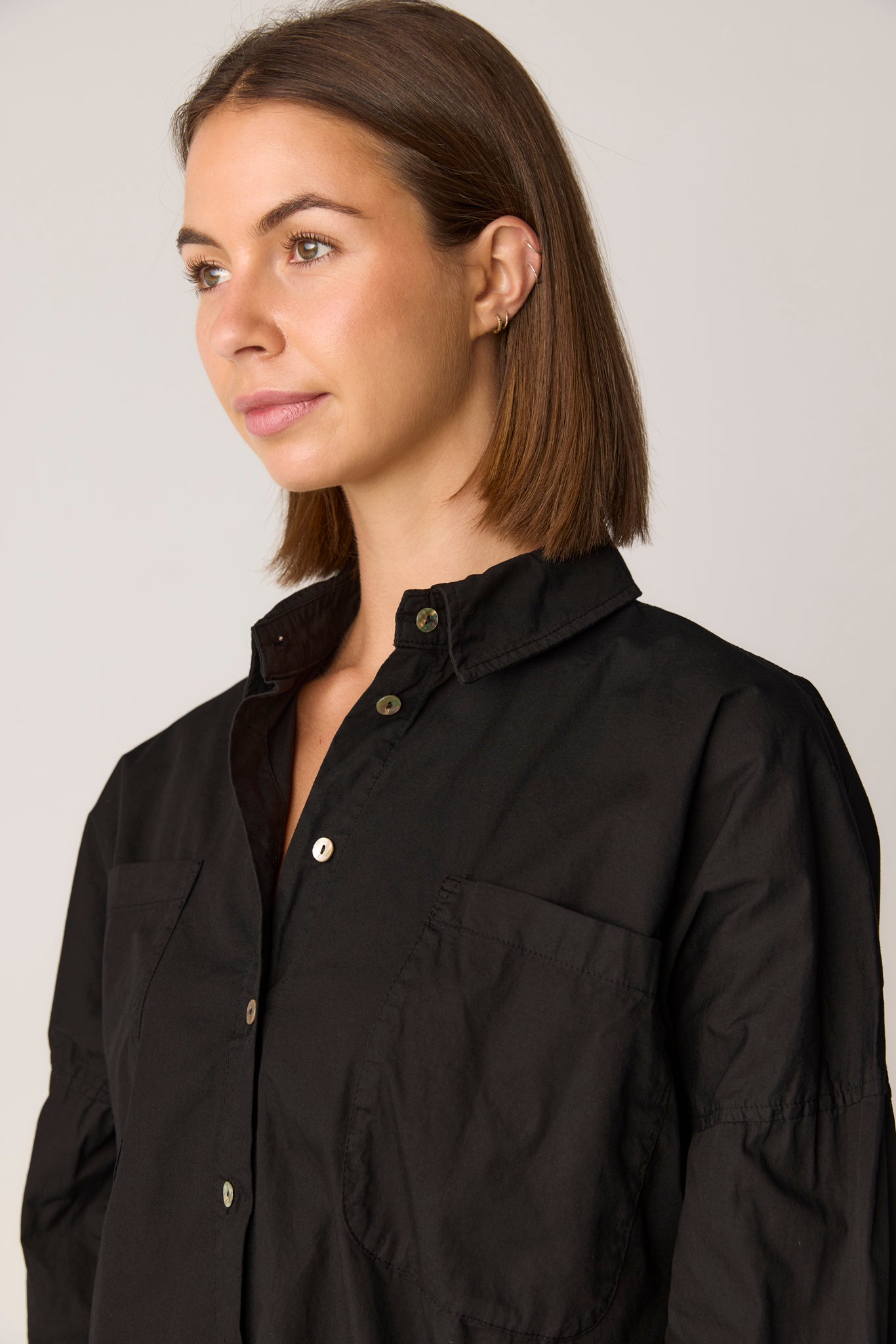 BOBO SHIRT DRESS - NOIR