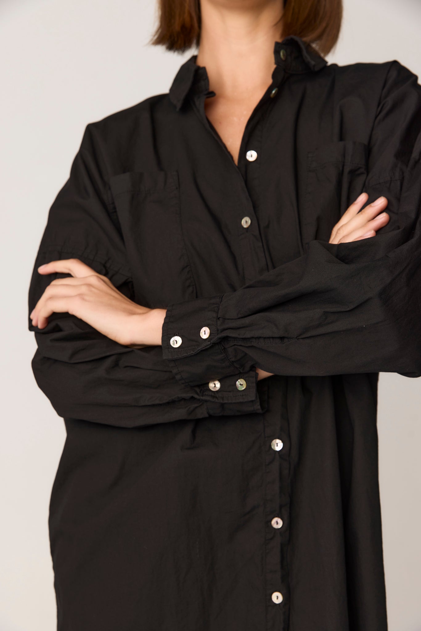 BOBO SHIRT DRESS - NOIR