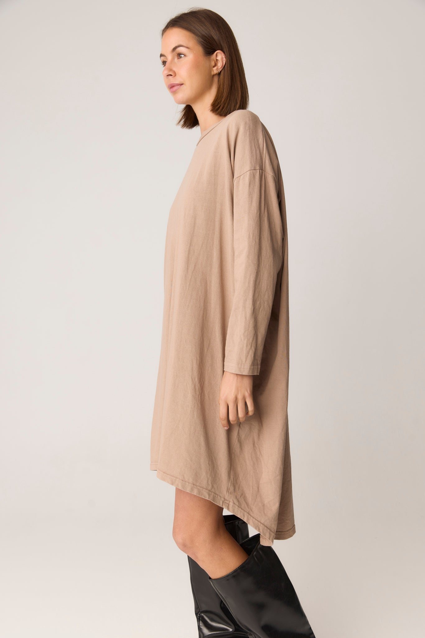 KIKI DRESS - DUSTY OAT