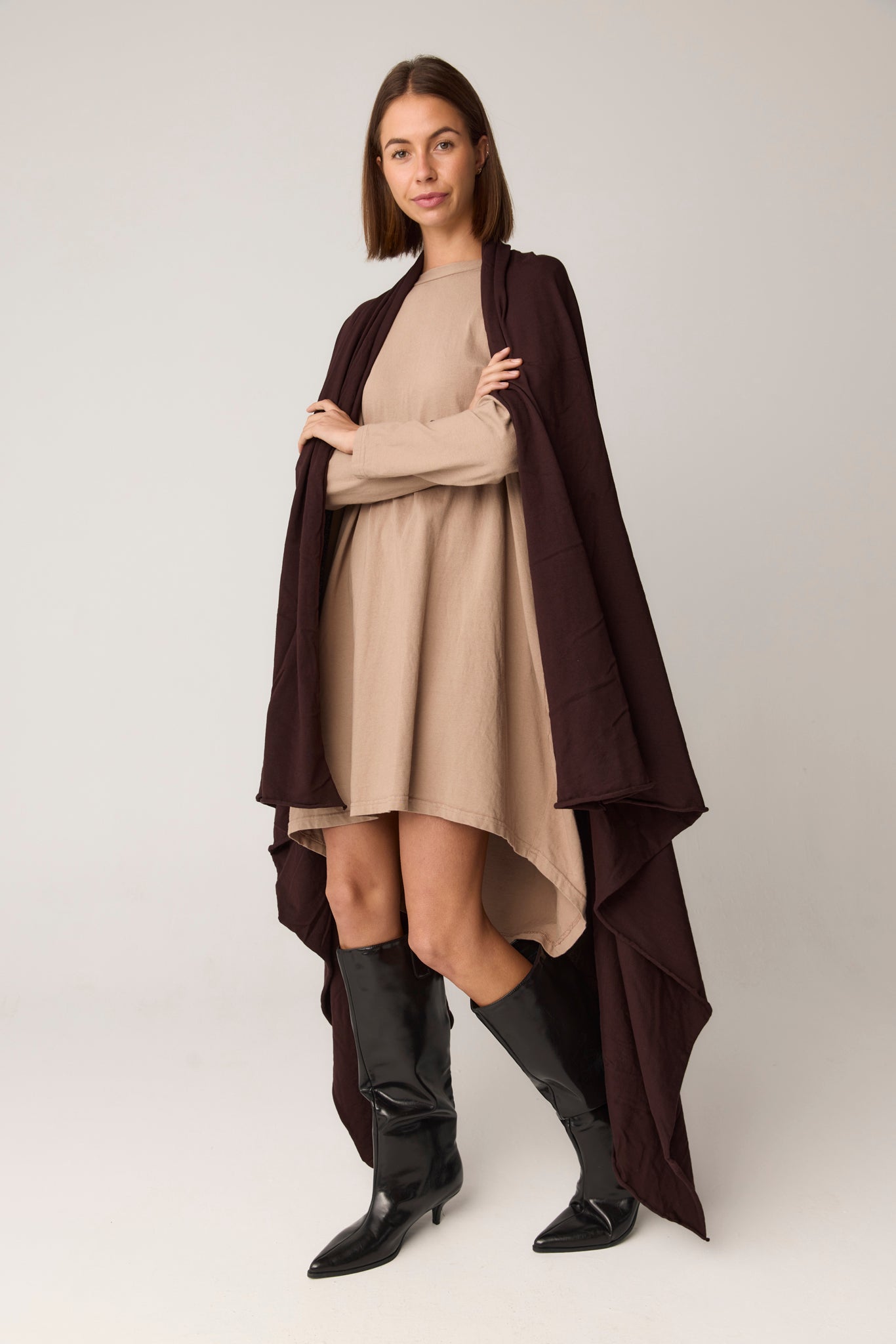 KIKI DRESS - DUSTY OAT