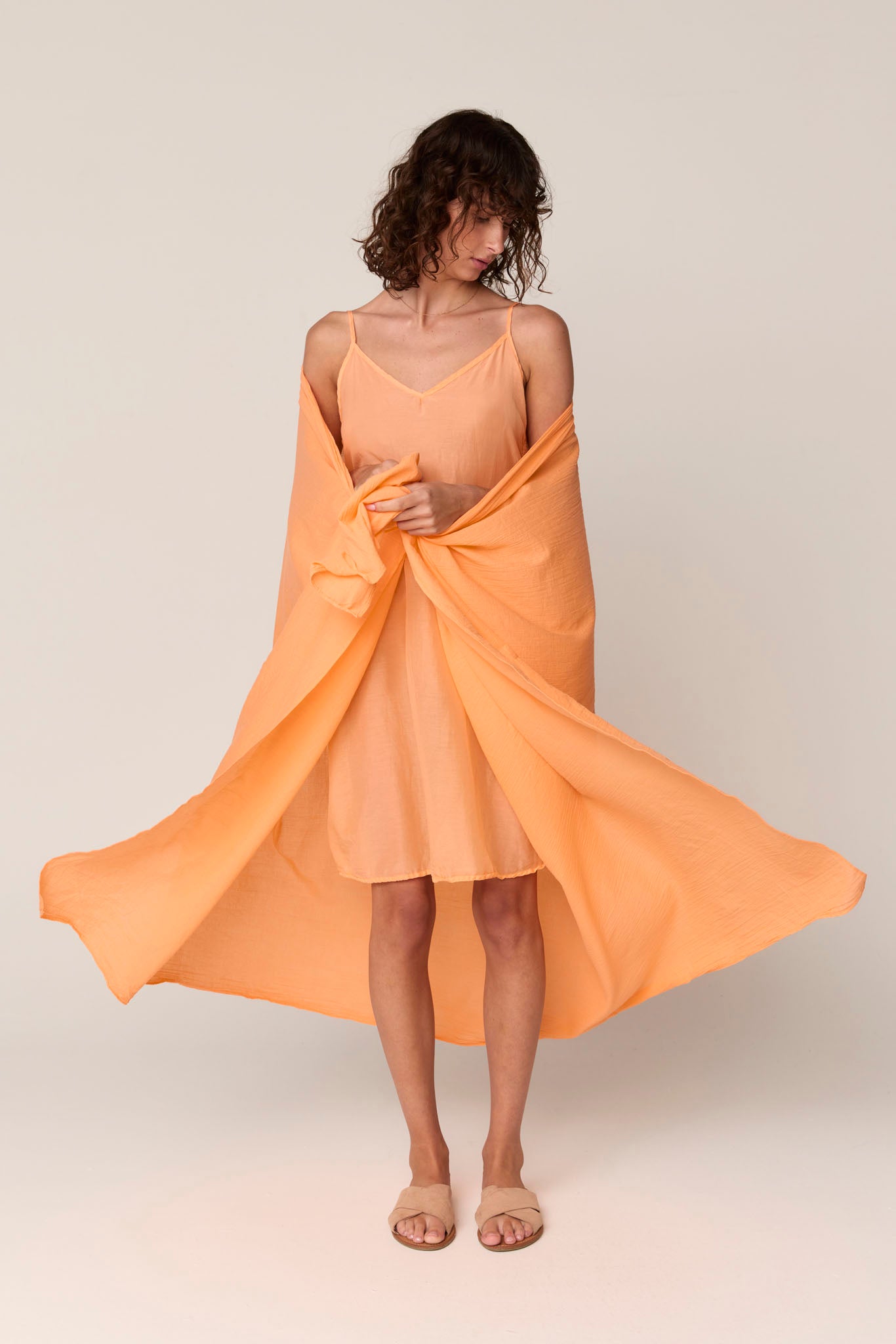 CRINKLE SCARF - SUNSHINE