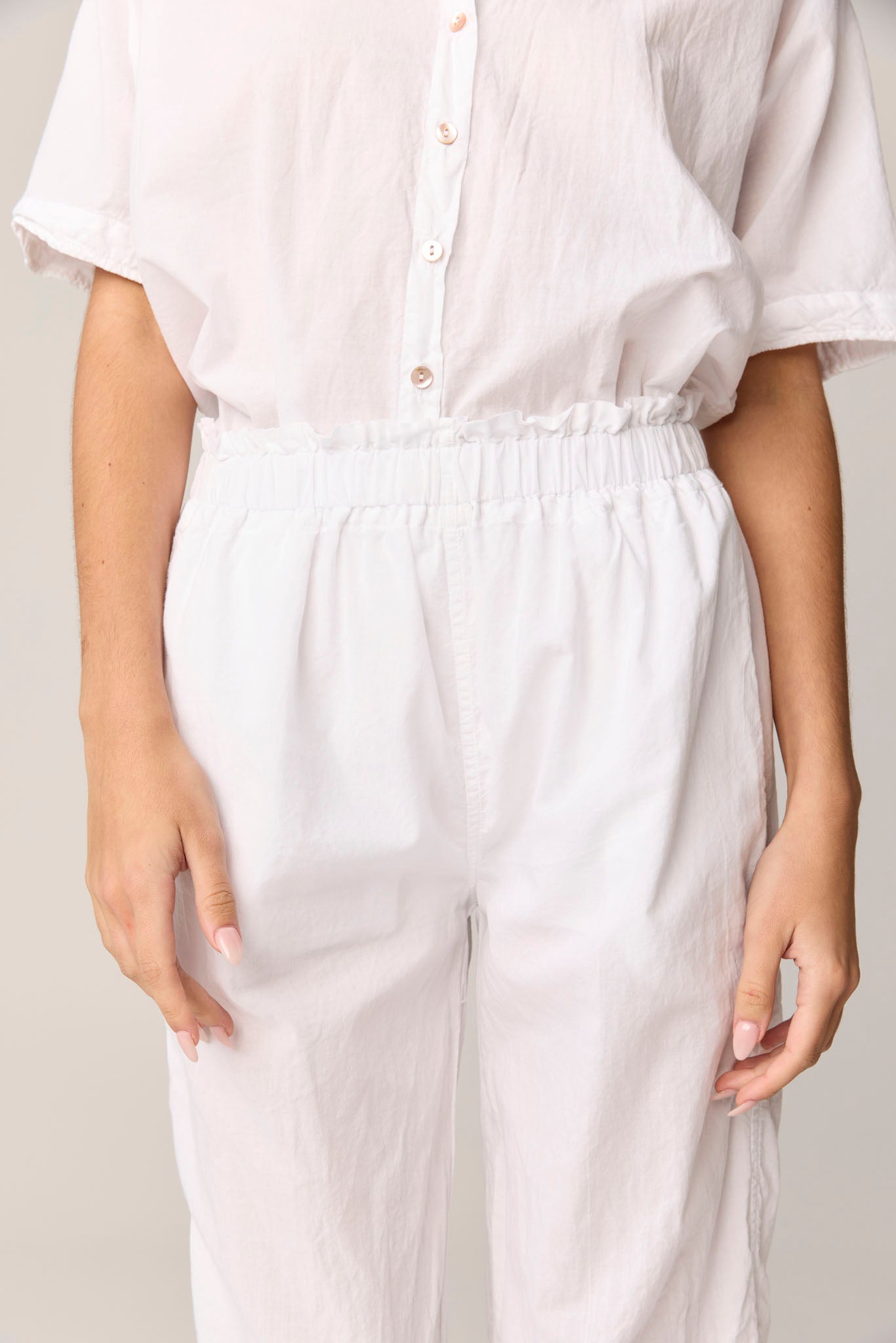 DEVOILE PANT - BLANC