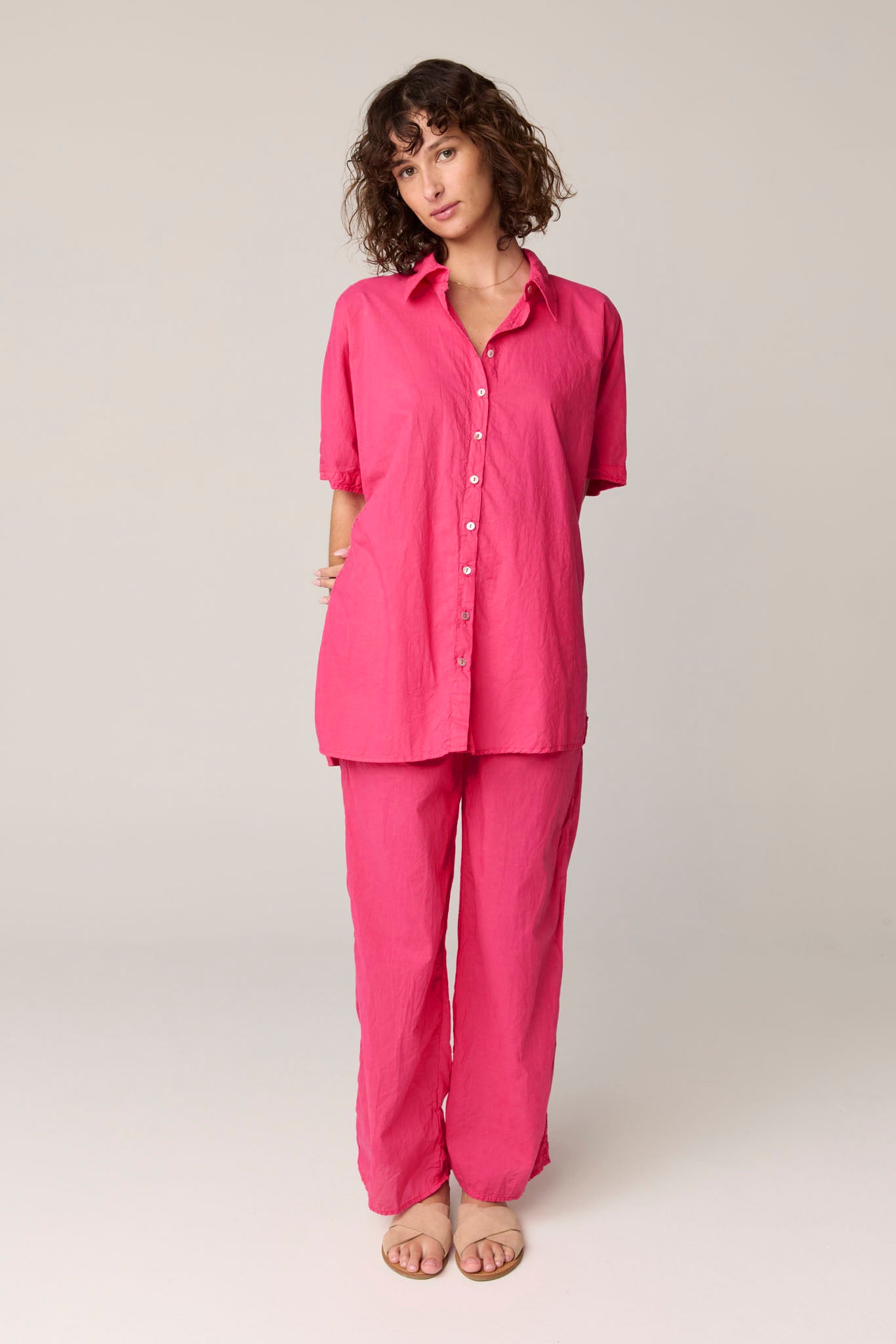 DEVOILE PANT - RASPBERRY