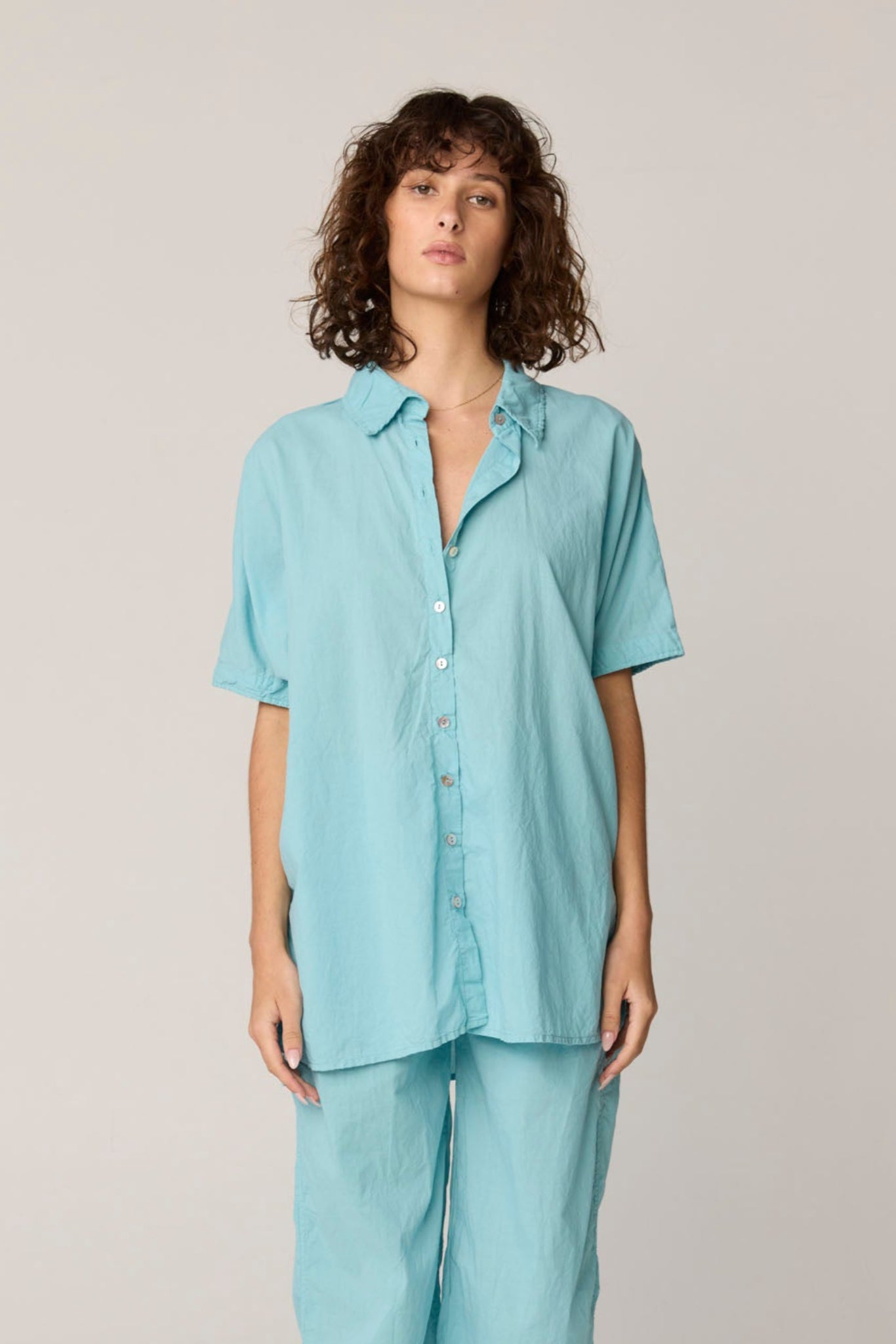 DEVOILE SHIRT - SEA FOAM