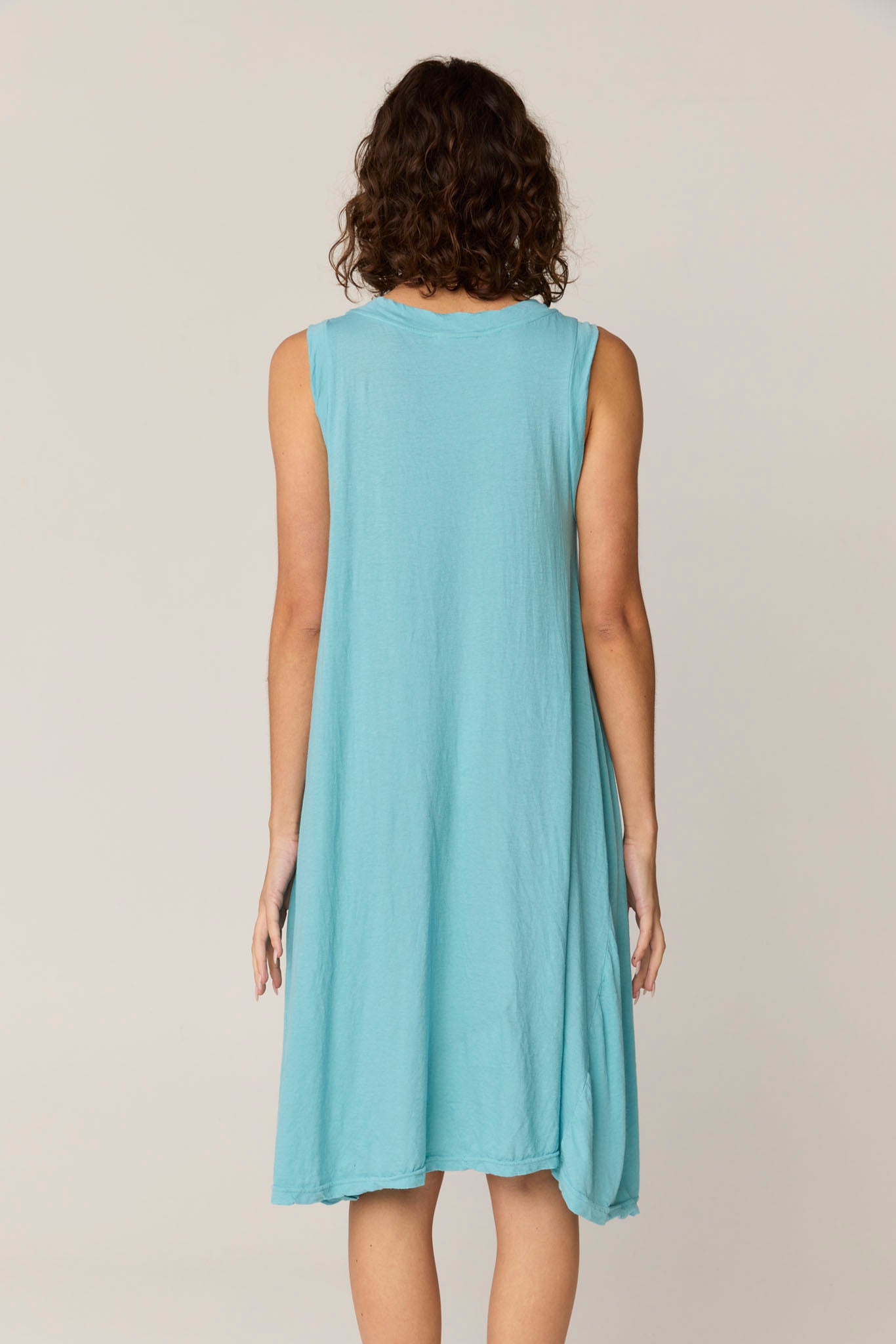 VERY TANK DRESS - SEA FOAM