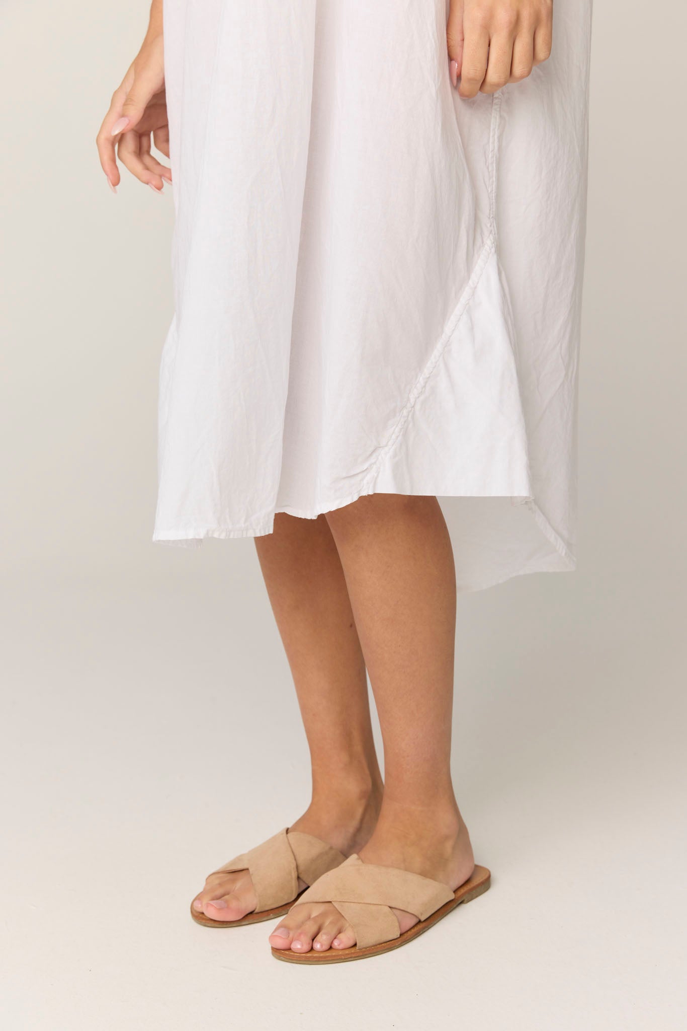 LALA SHIRT DRESS - BLANC