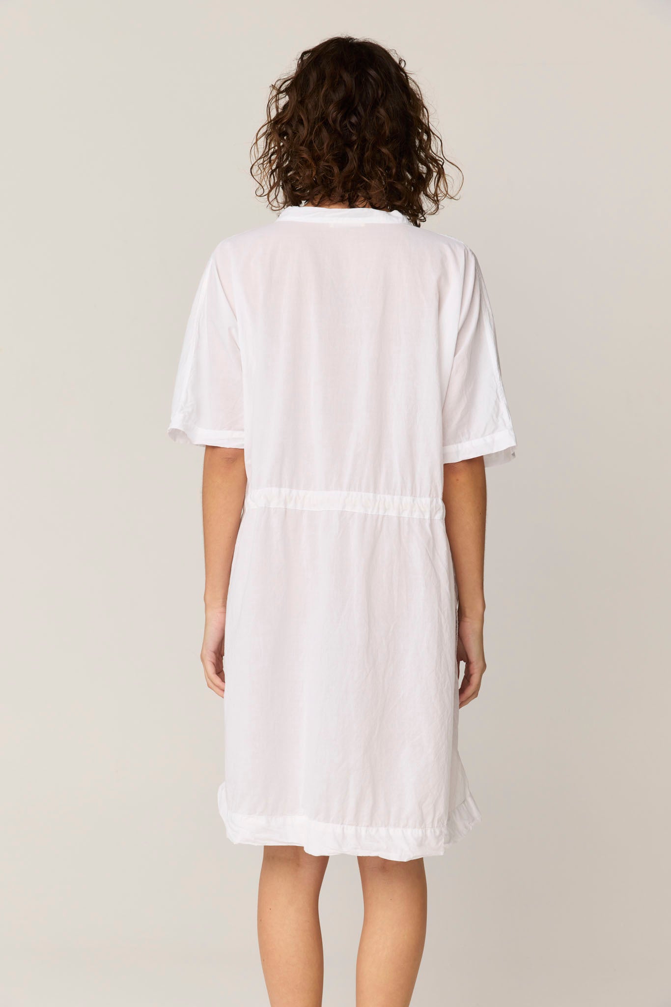 BEACH COVER UP - BLANC