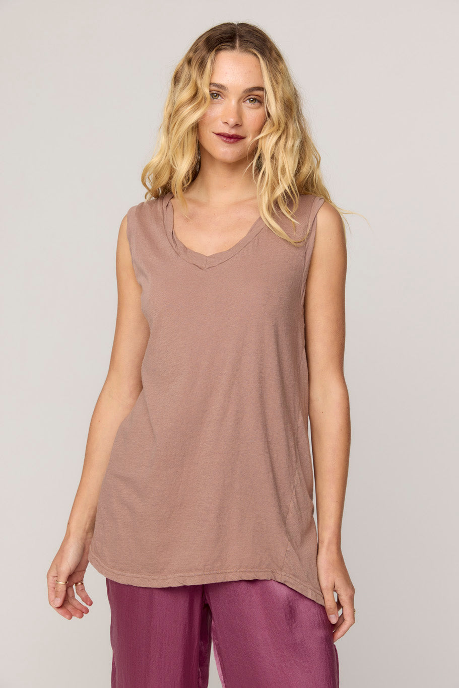 VALA TANK - TAUPE