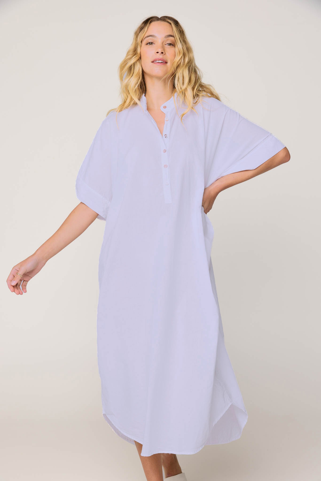 AVERY SHIRT DRESS - LILAC