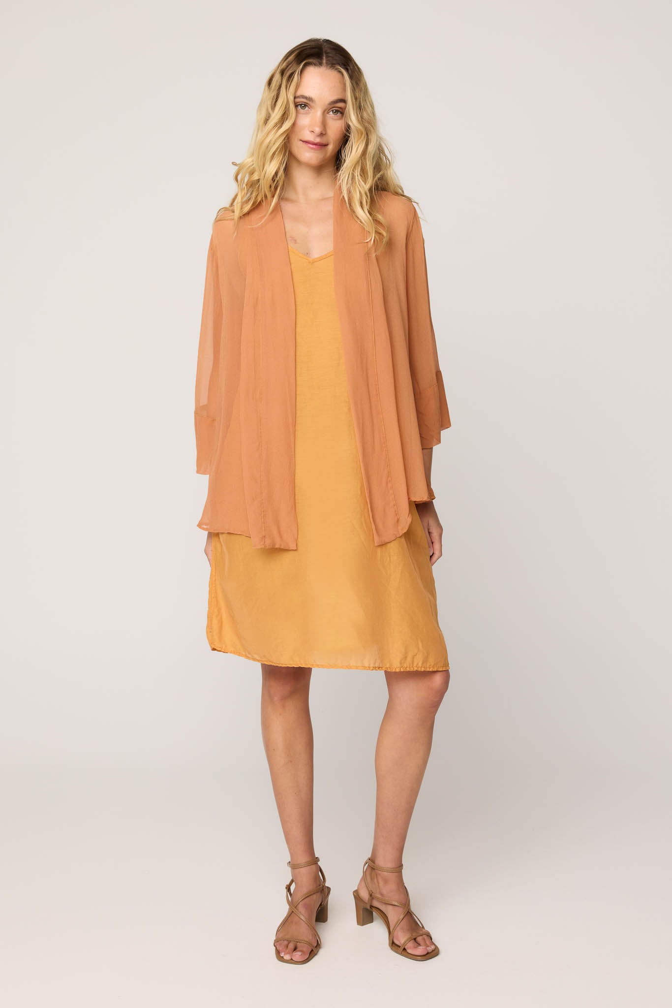 TALLOWS CARDI - APRICOT