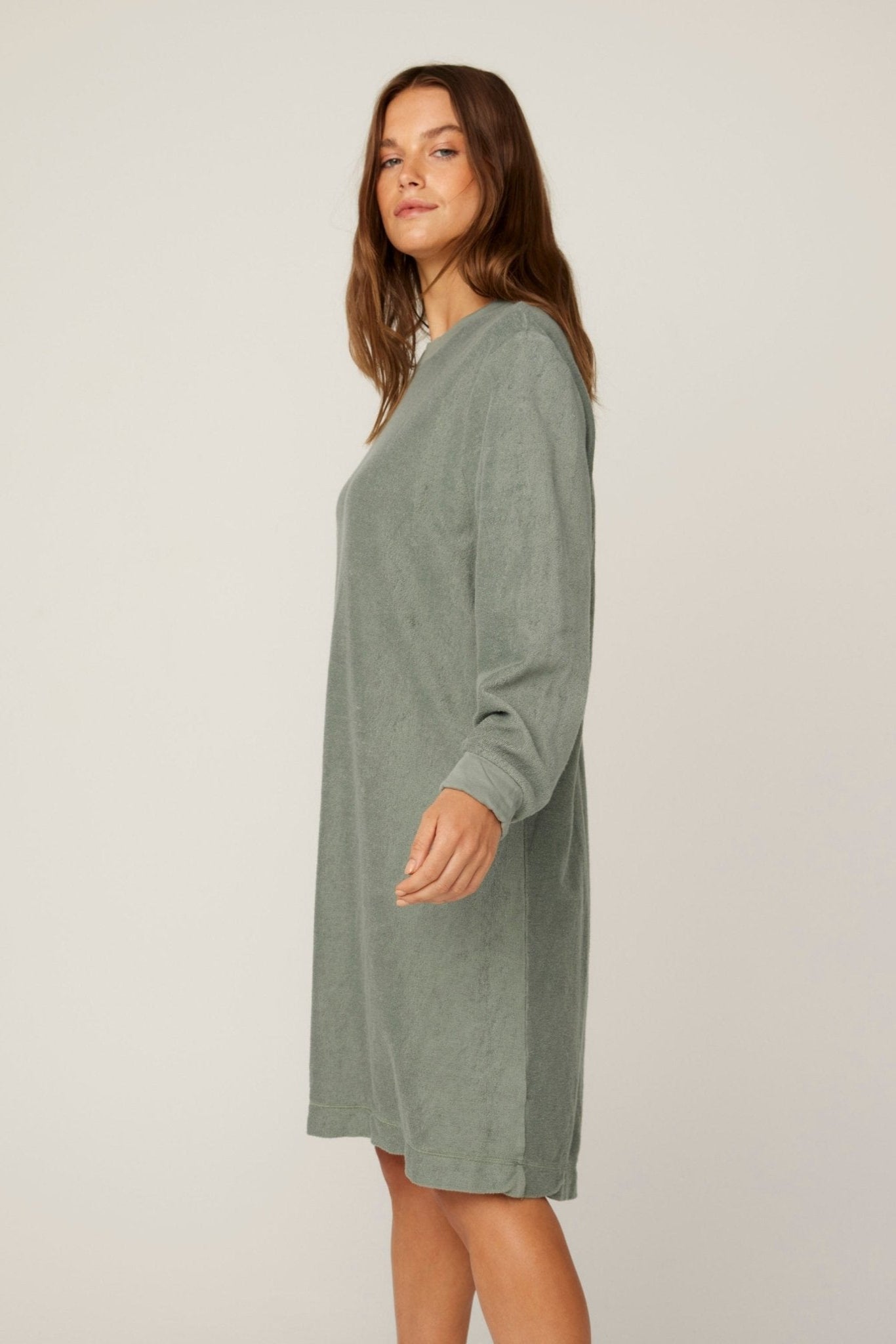 JUNE JUMPER DRESS - FERN - PRE-ORDER - Primness