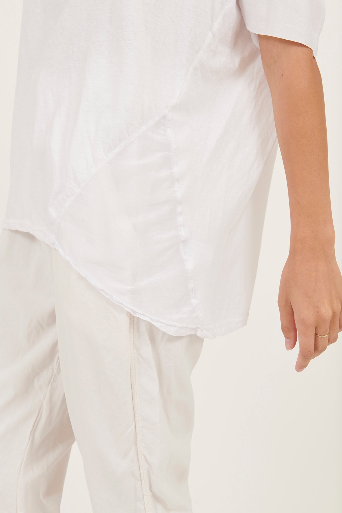 MINK TEE - BLANC - Primness