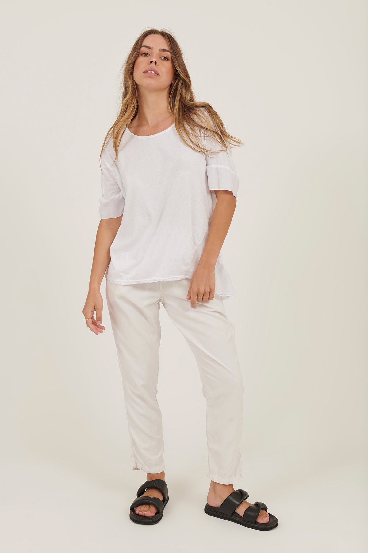 MINK TEE - BLANC - Primness