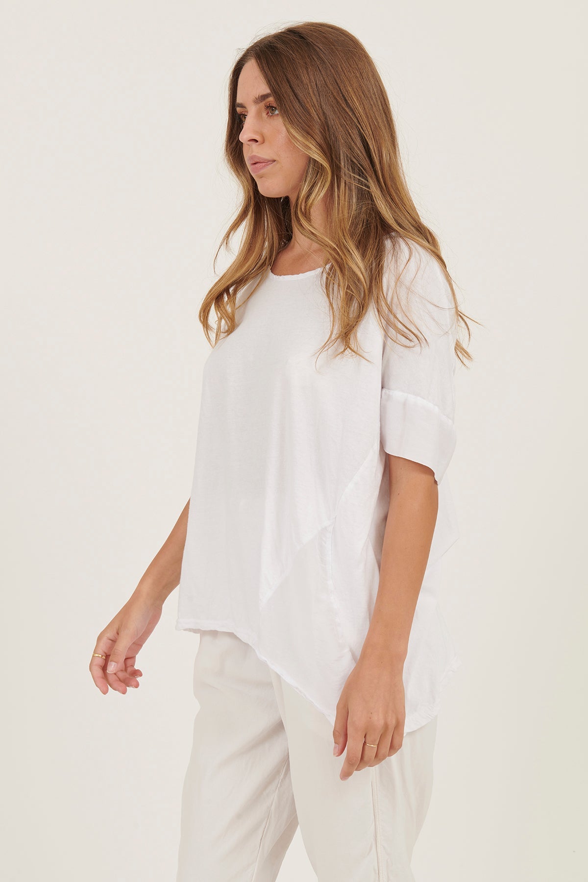 MINK TEE - BLANC - Primness