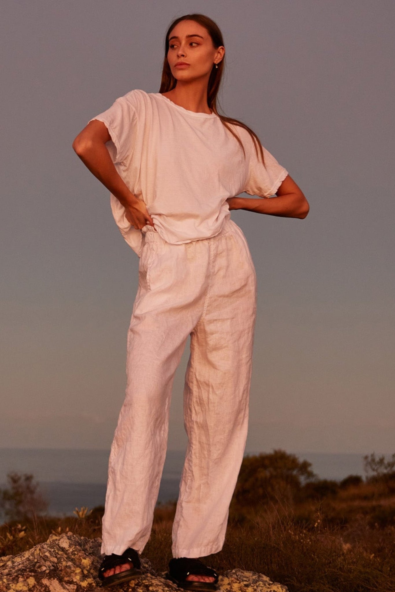 ISLAND PANT - BLANC