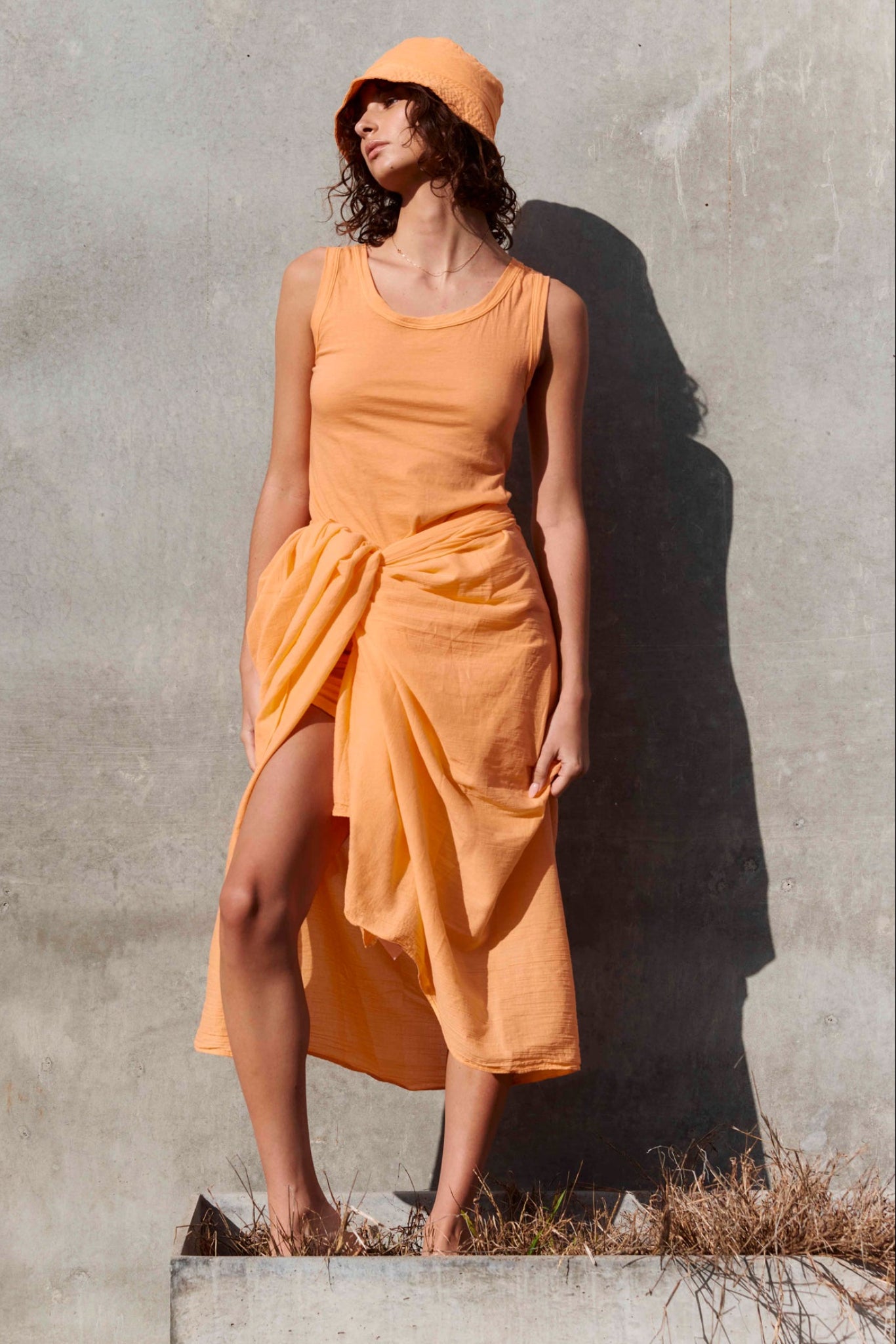 CRINKLE SCARF - SUNSHINE