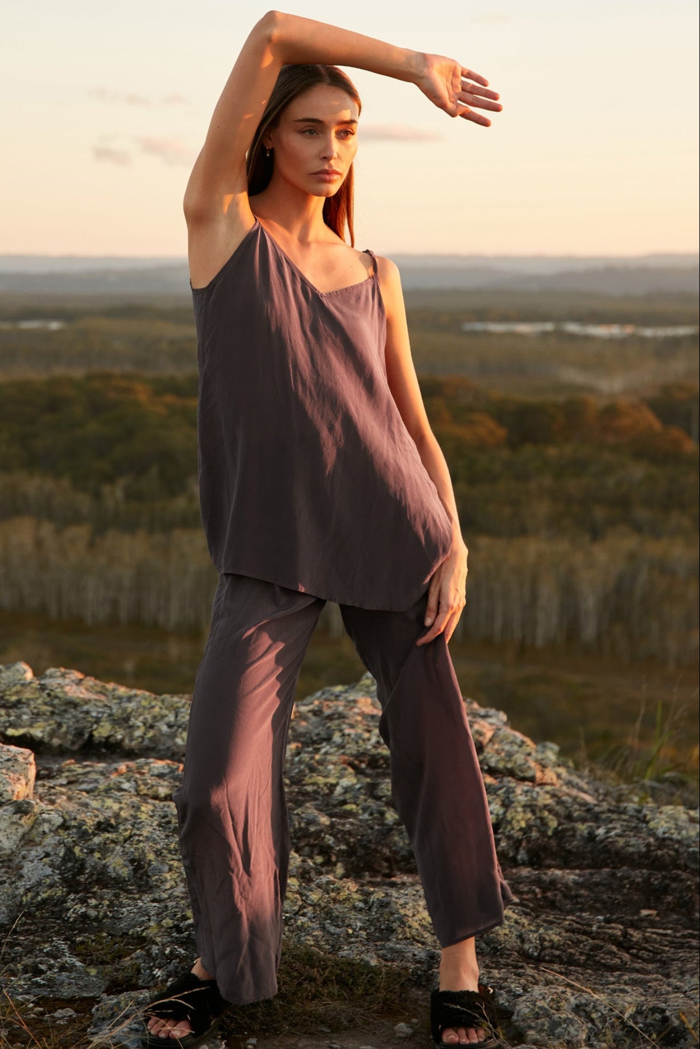 TROPICS CAMI - BARK