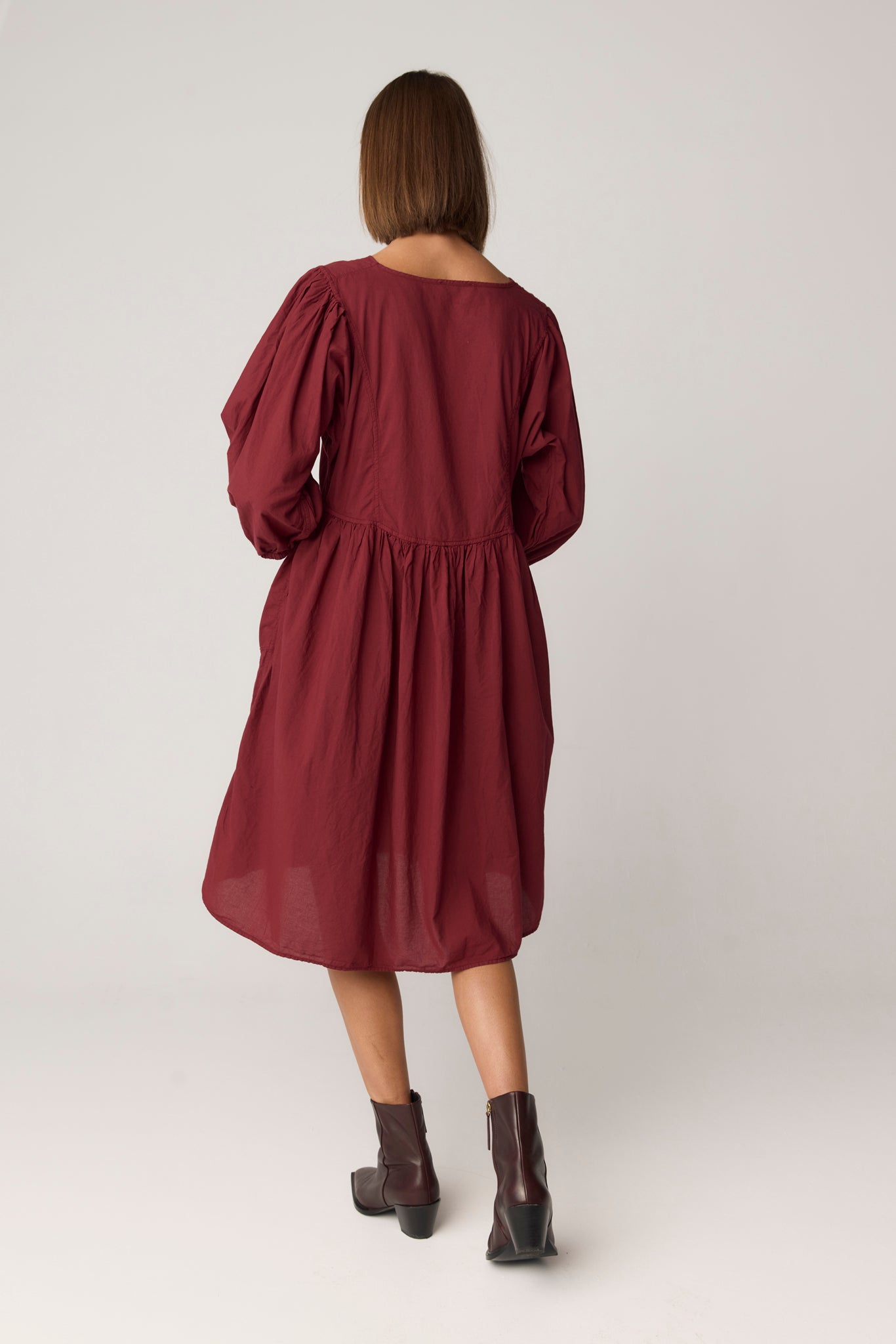 HALCYON DRESS - RUBY RED