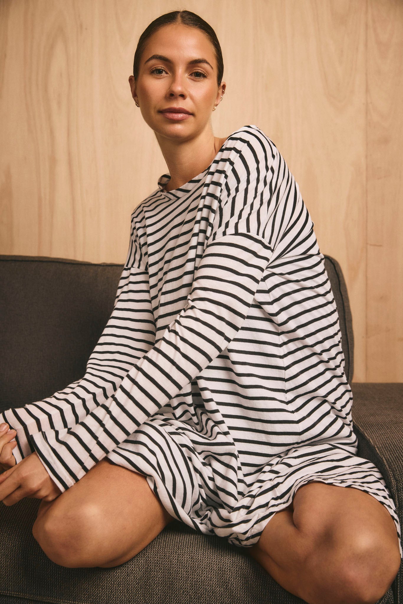 PIQI DRESS - BLACK & WHITE