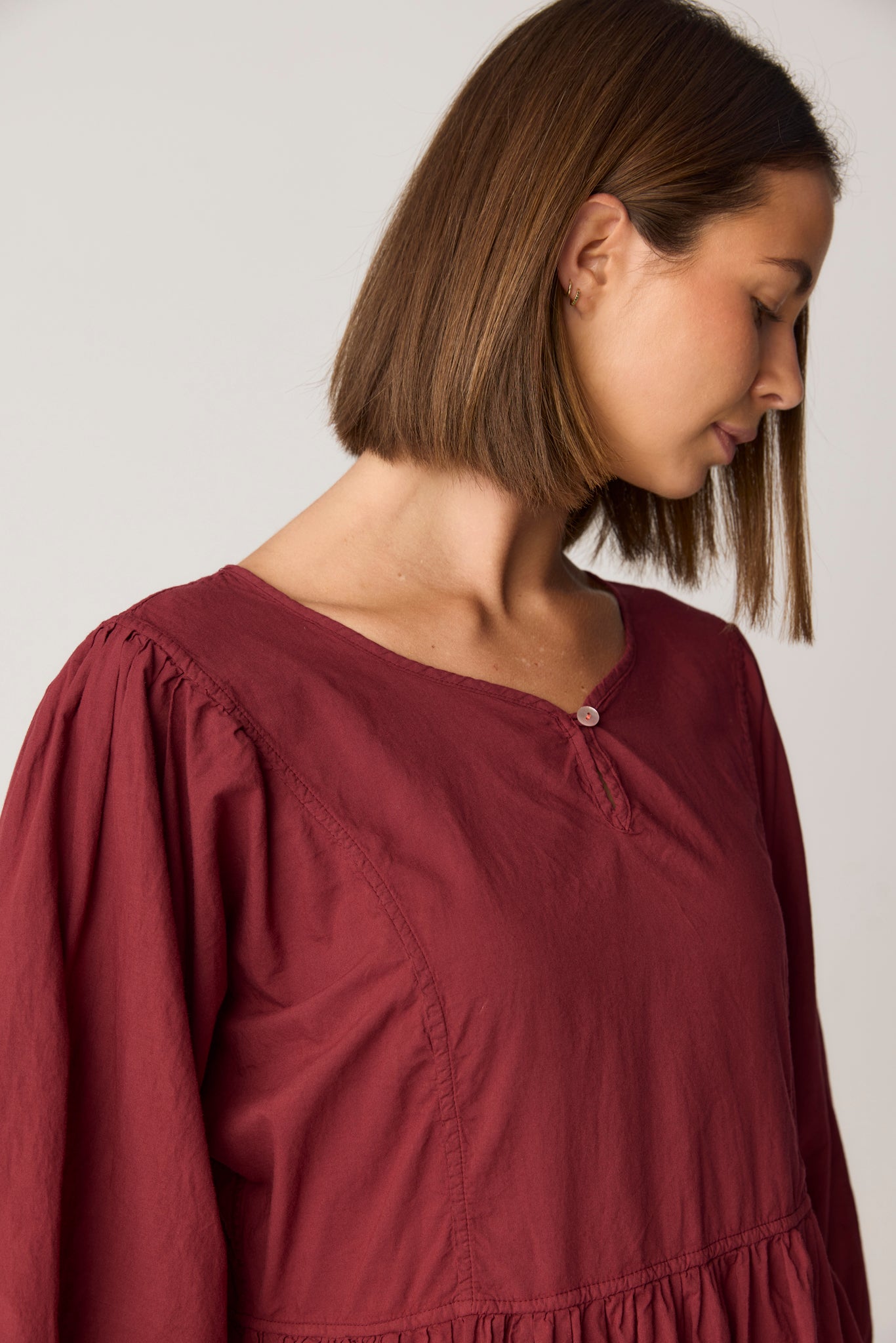 HALCYON DRESS - RUBY RED