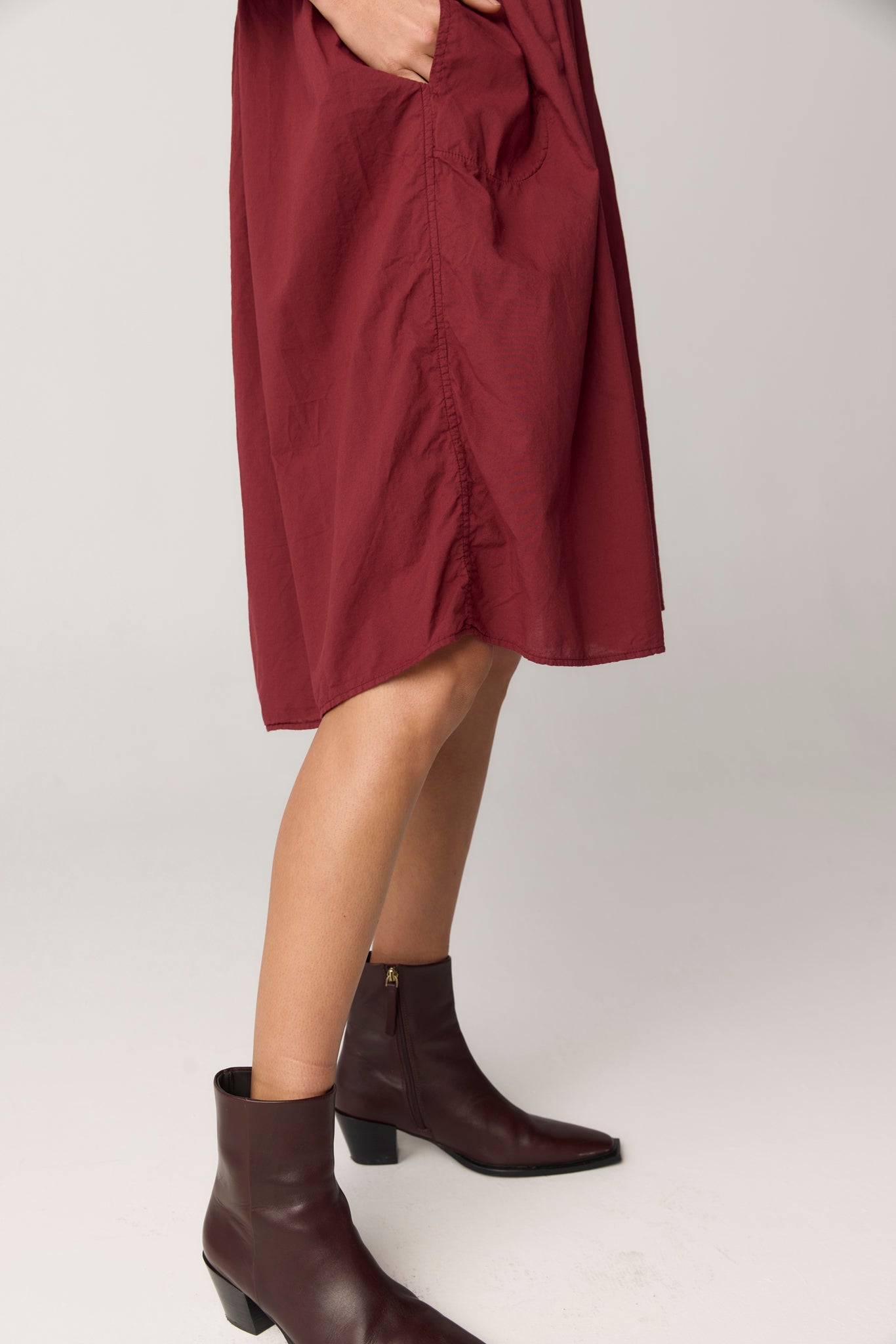 HALCYON DRESS - RUBY RED