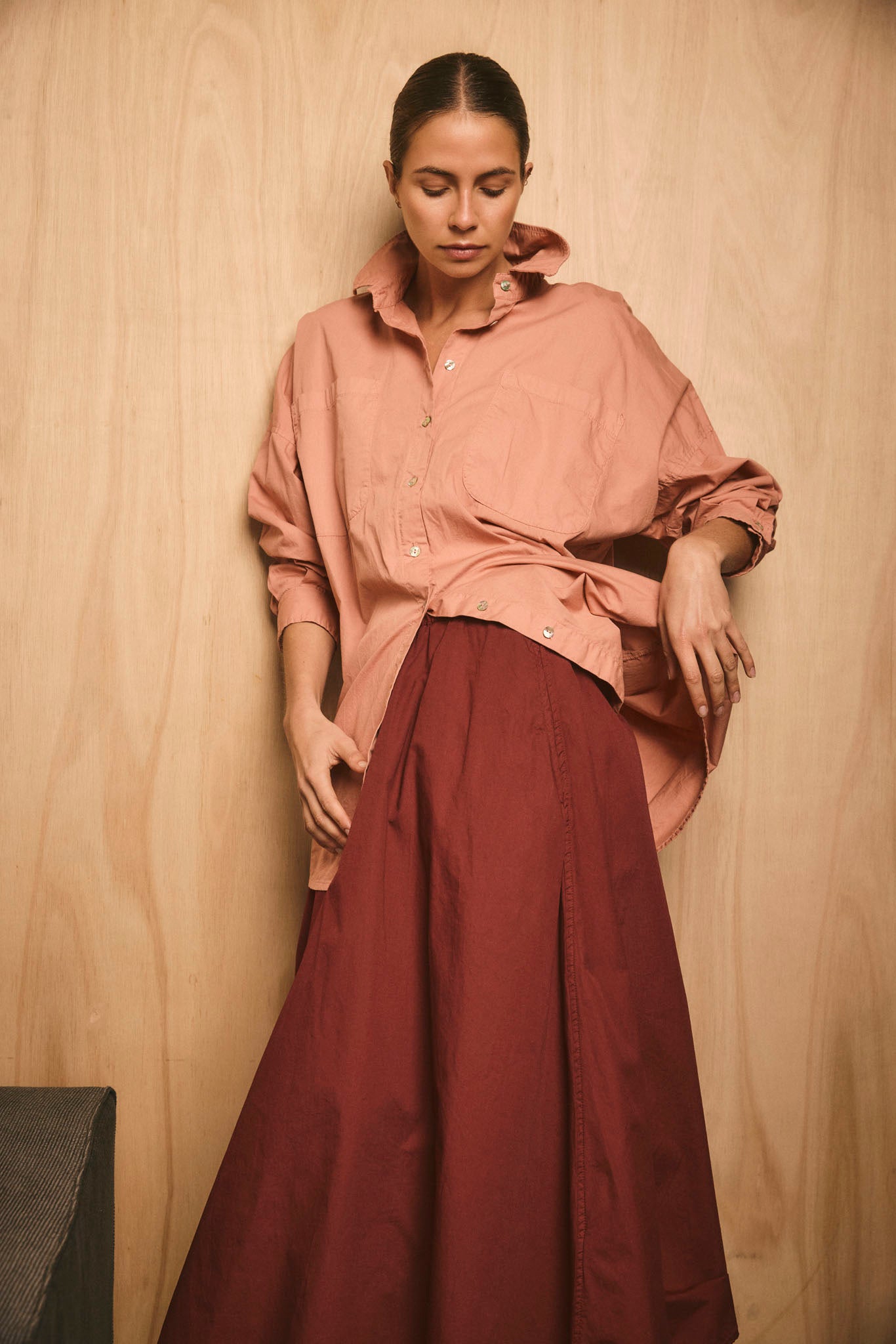 LOVE SKIRT - RUBY RED